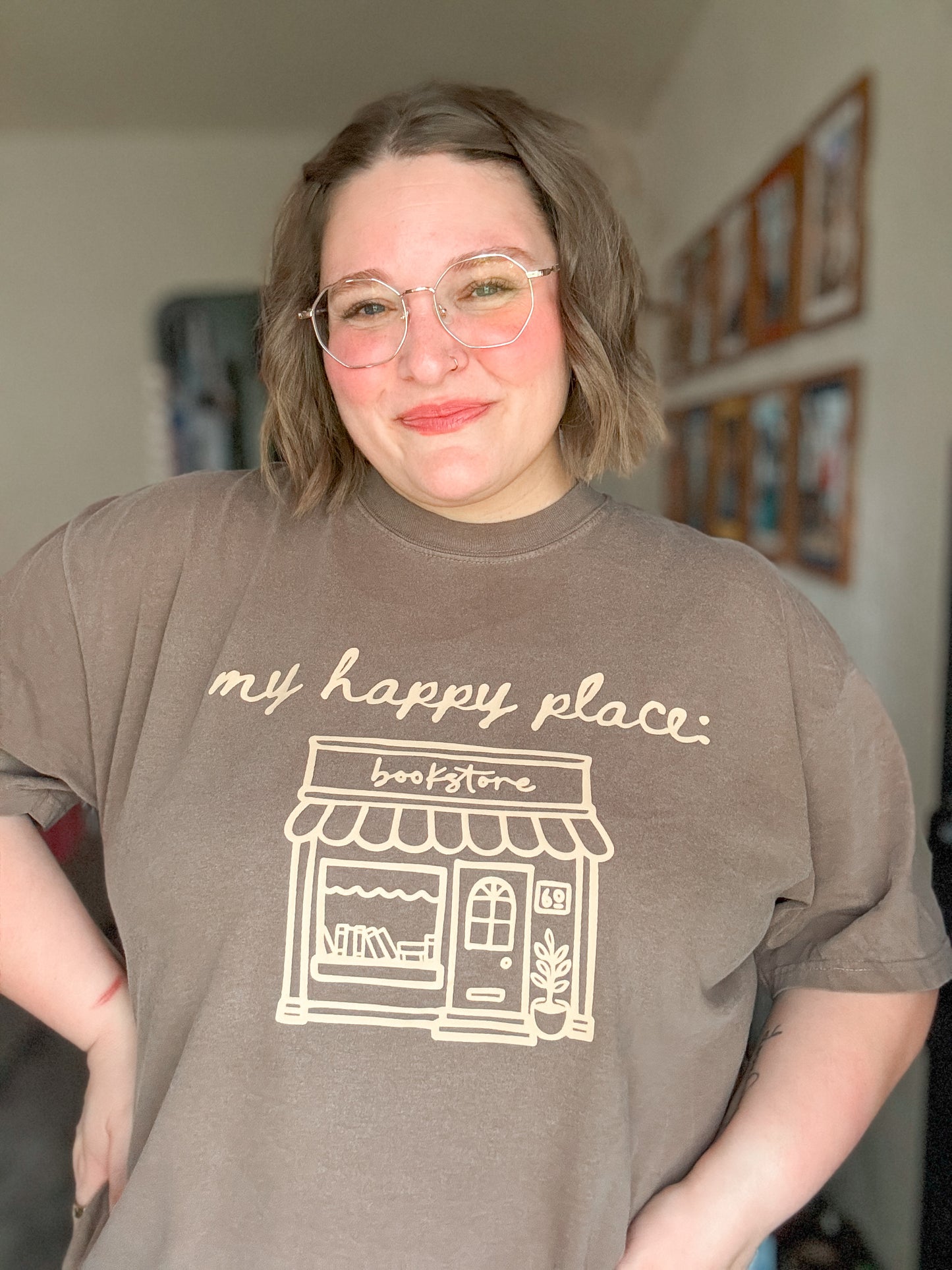 My Happy Place Bookstore T-Shirt