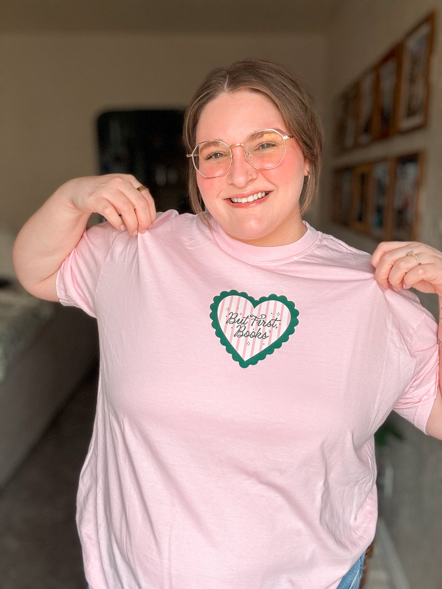 But First Books Heart T-Shirt