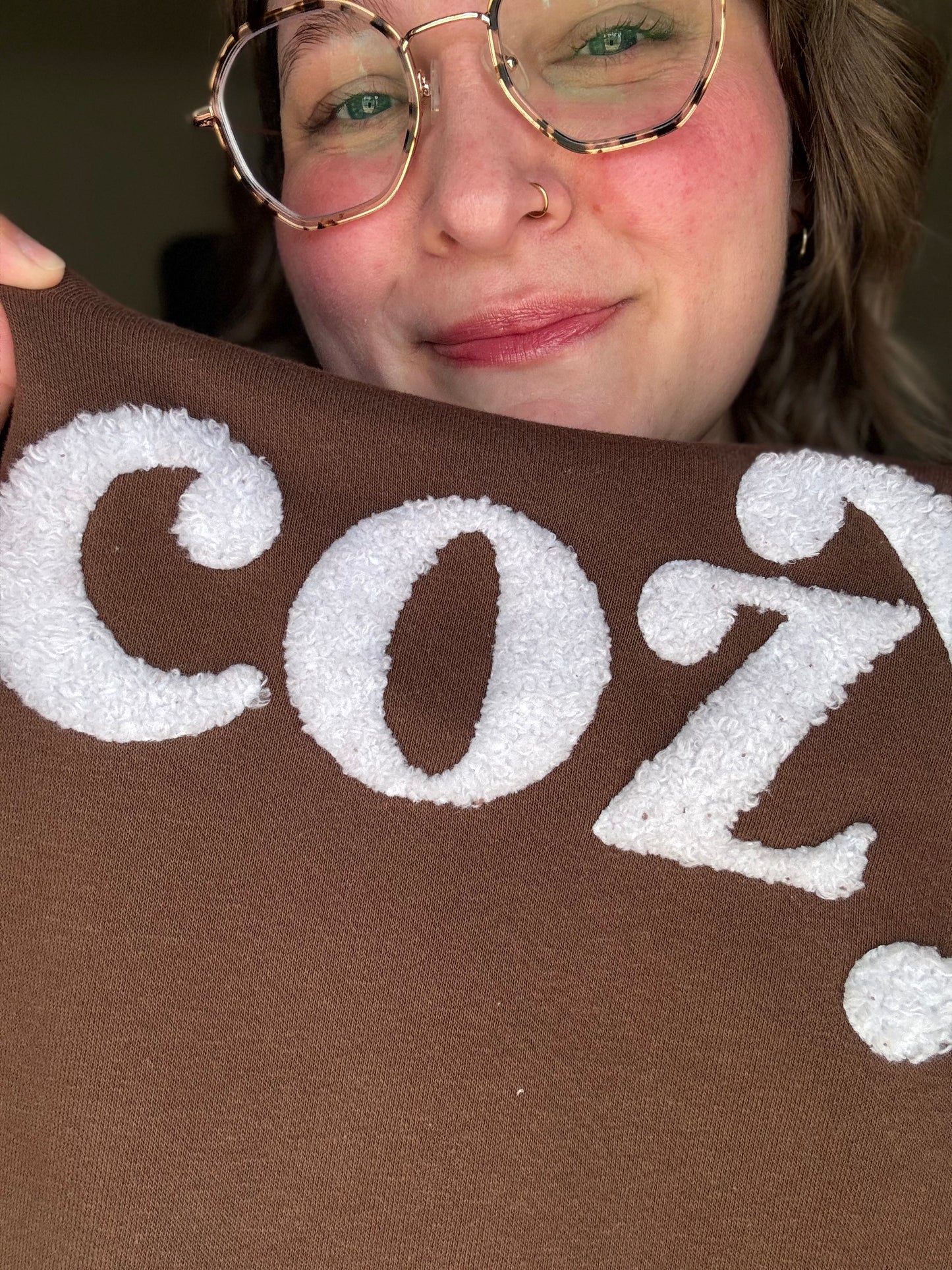 RTS Cozy Fuzzy Patch Sweatshirt