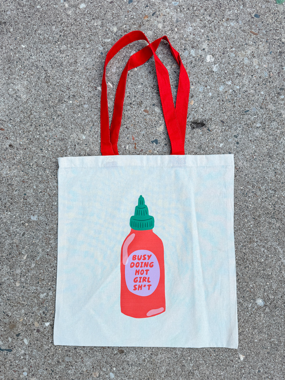 RTS Busy Doing Hot Girl Shit Tote Bag