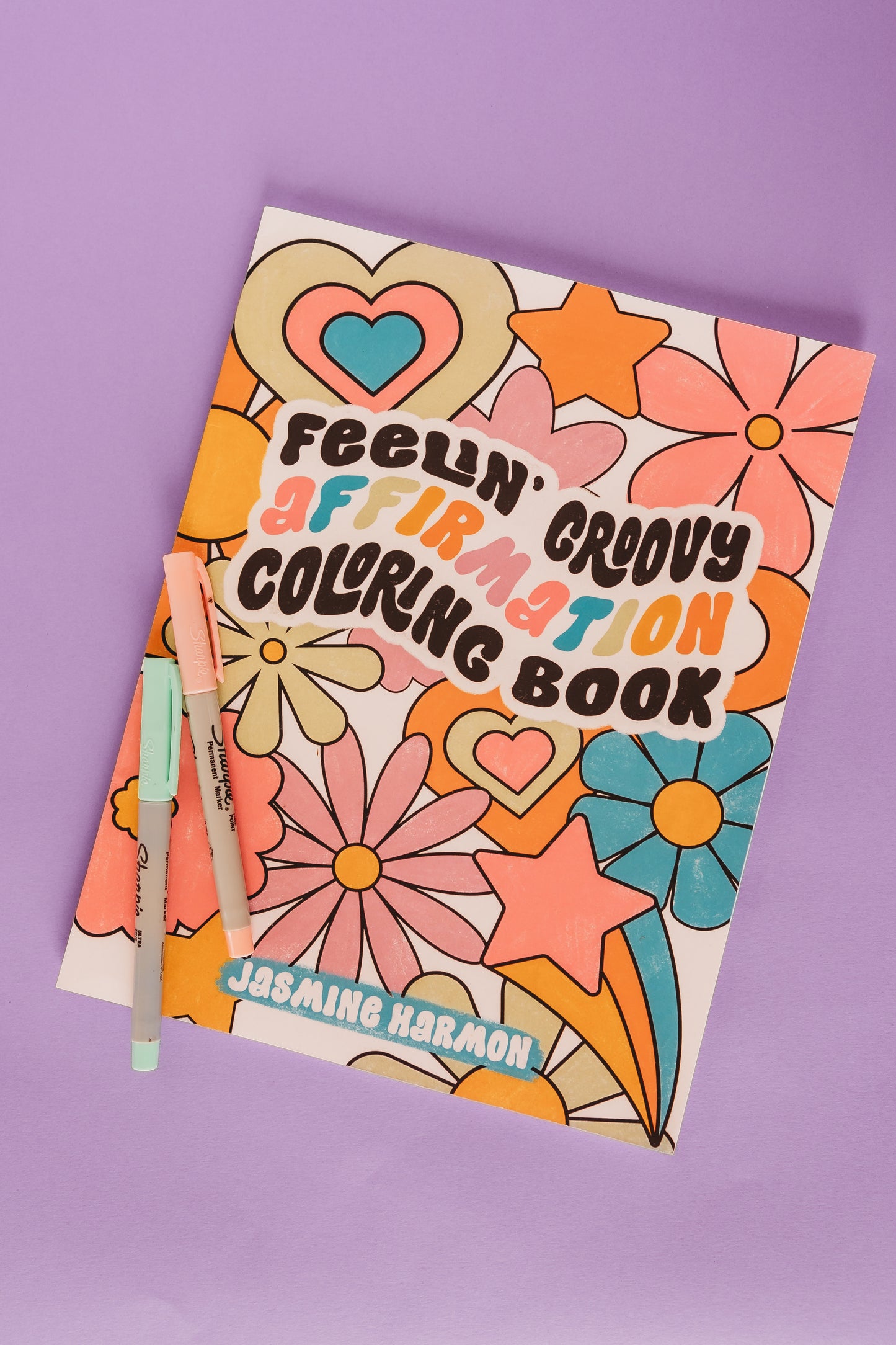 Feeling' Groovy Affirmations Coloring Book