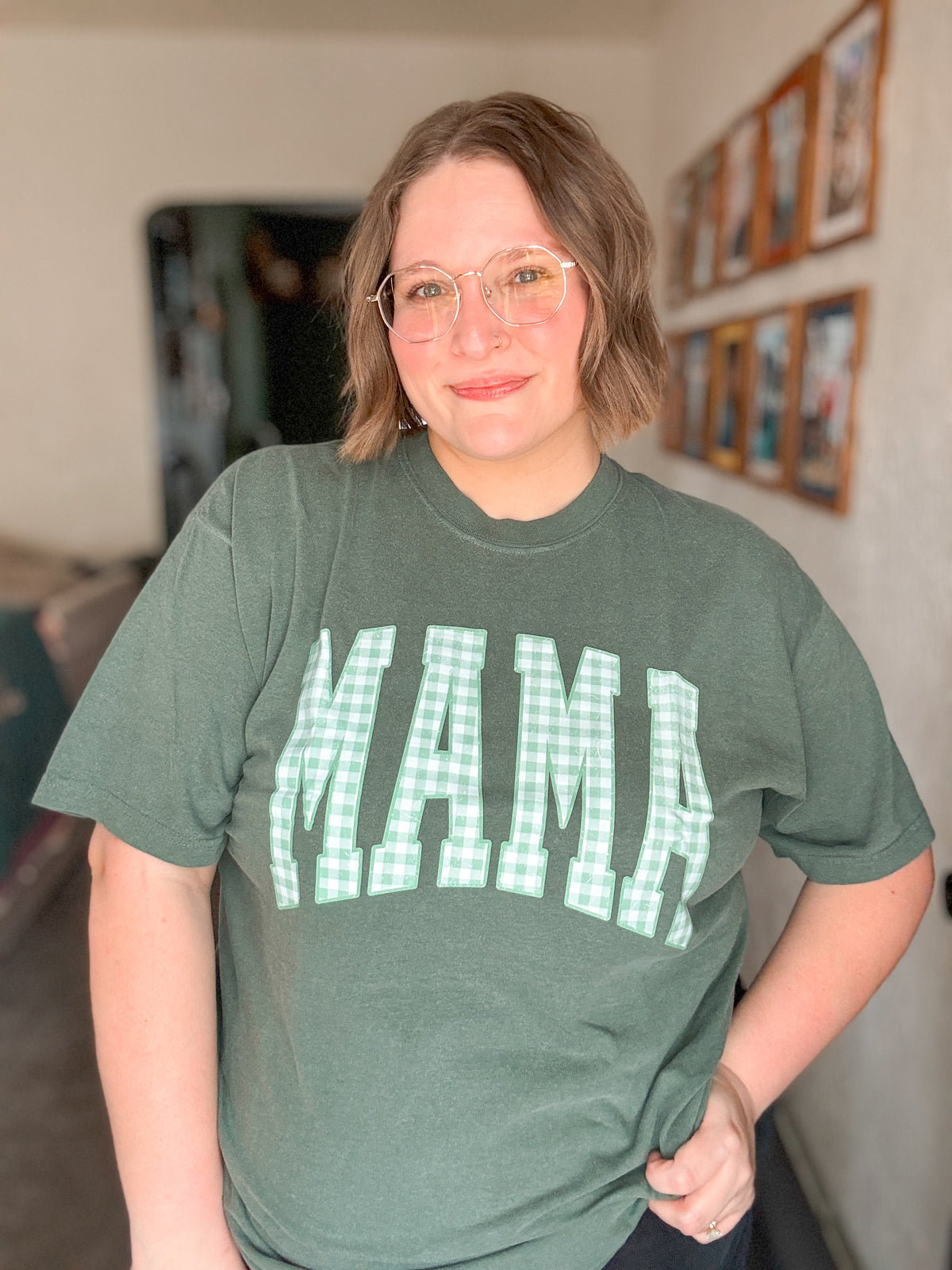 RTS Plaid Mama T-Shirt