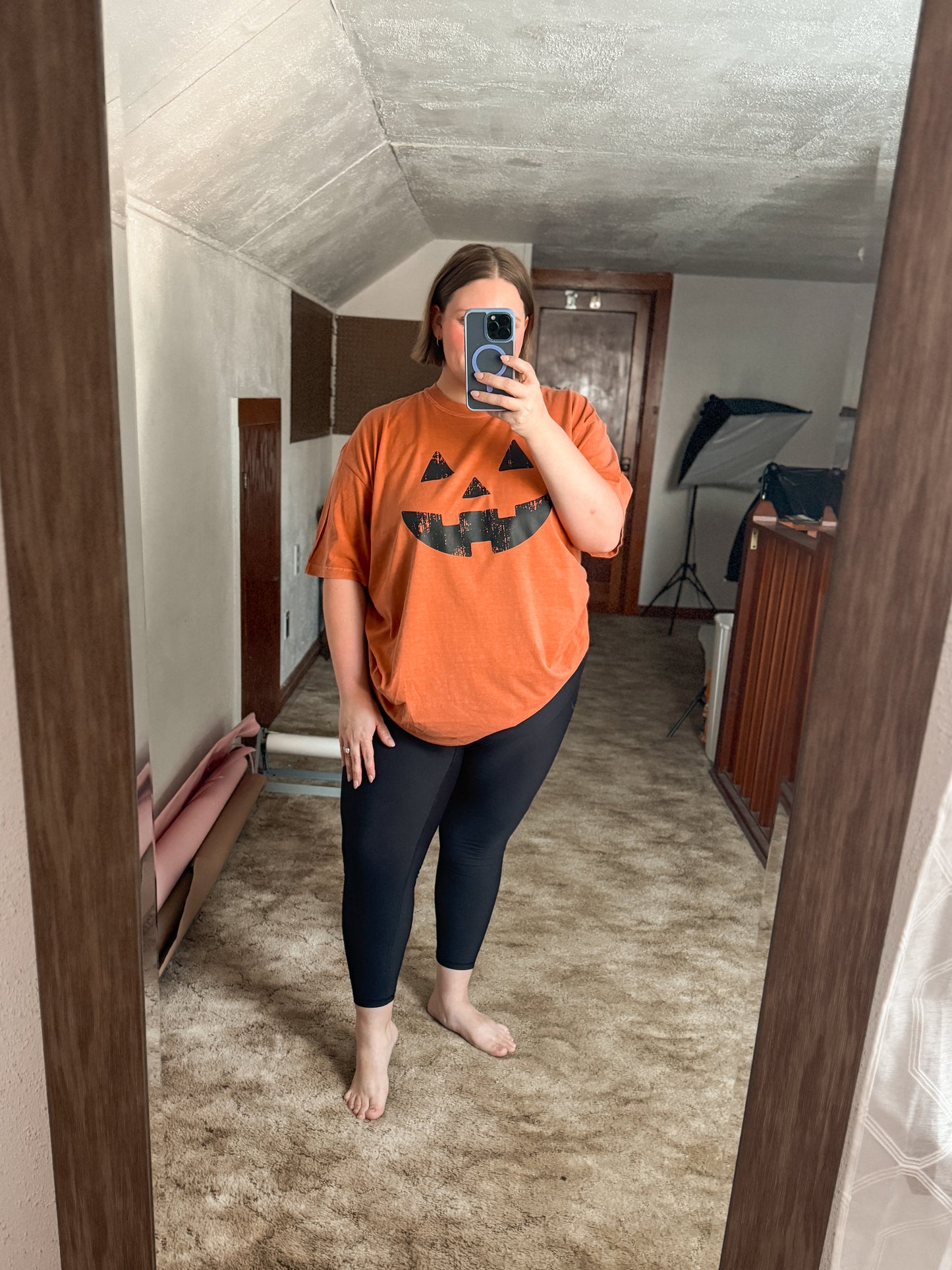 Distressed Jack ‘o Lantern | Pumpkin