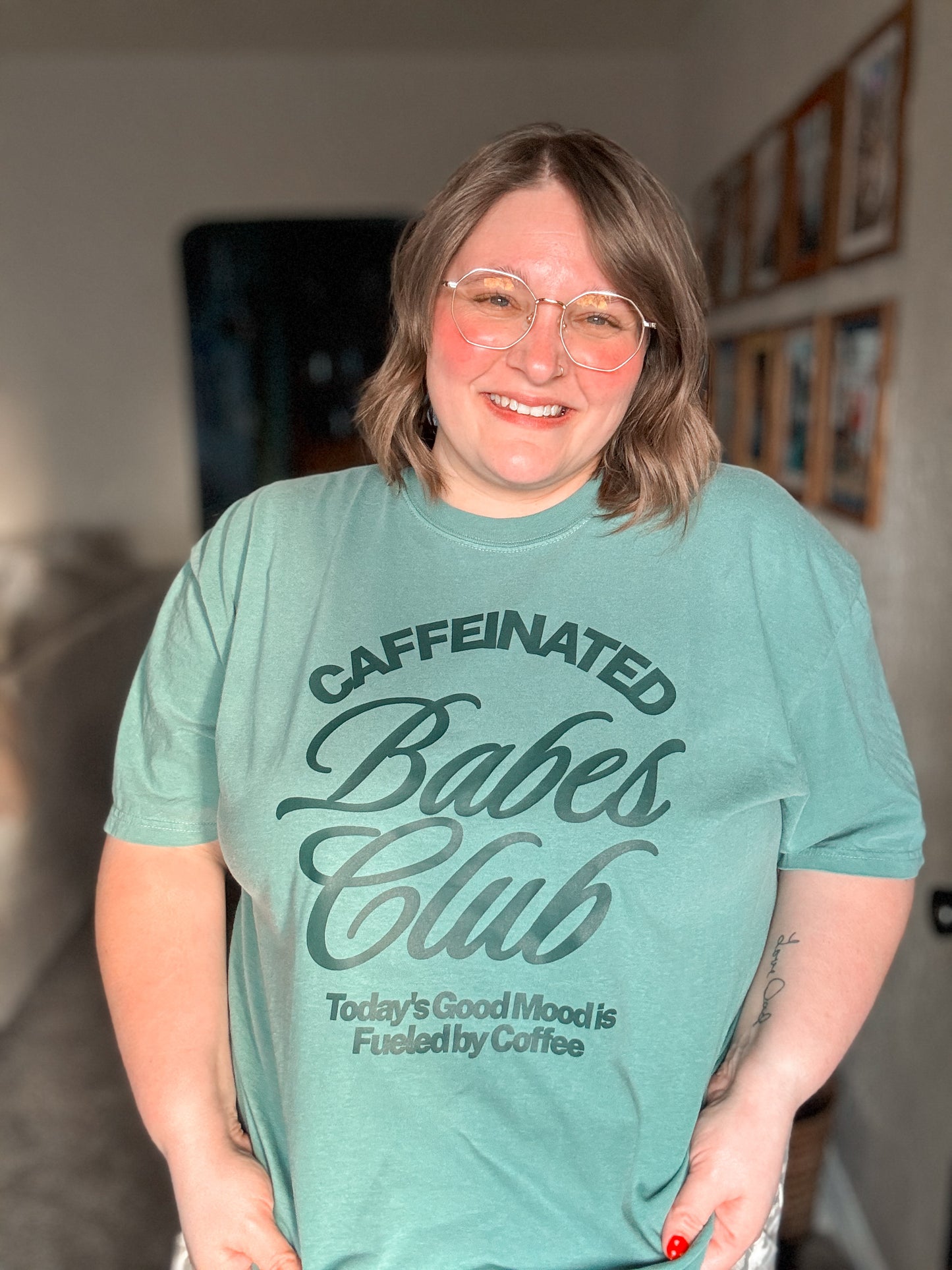 Caffeinated Babes Club T-Shirt
