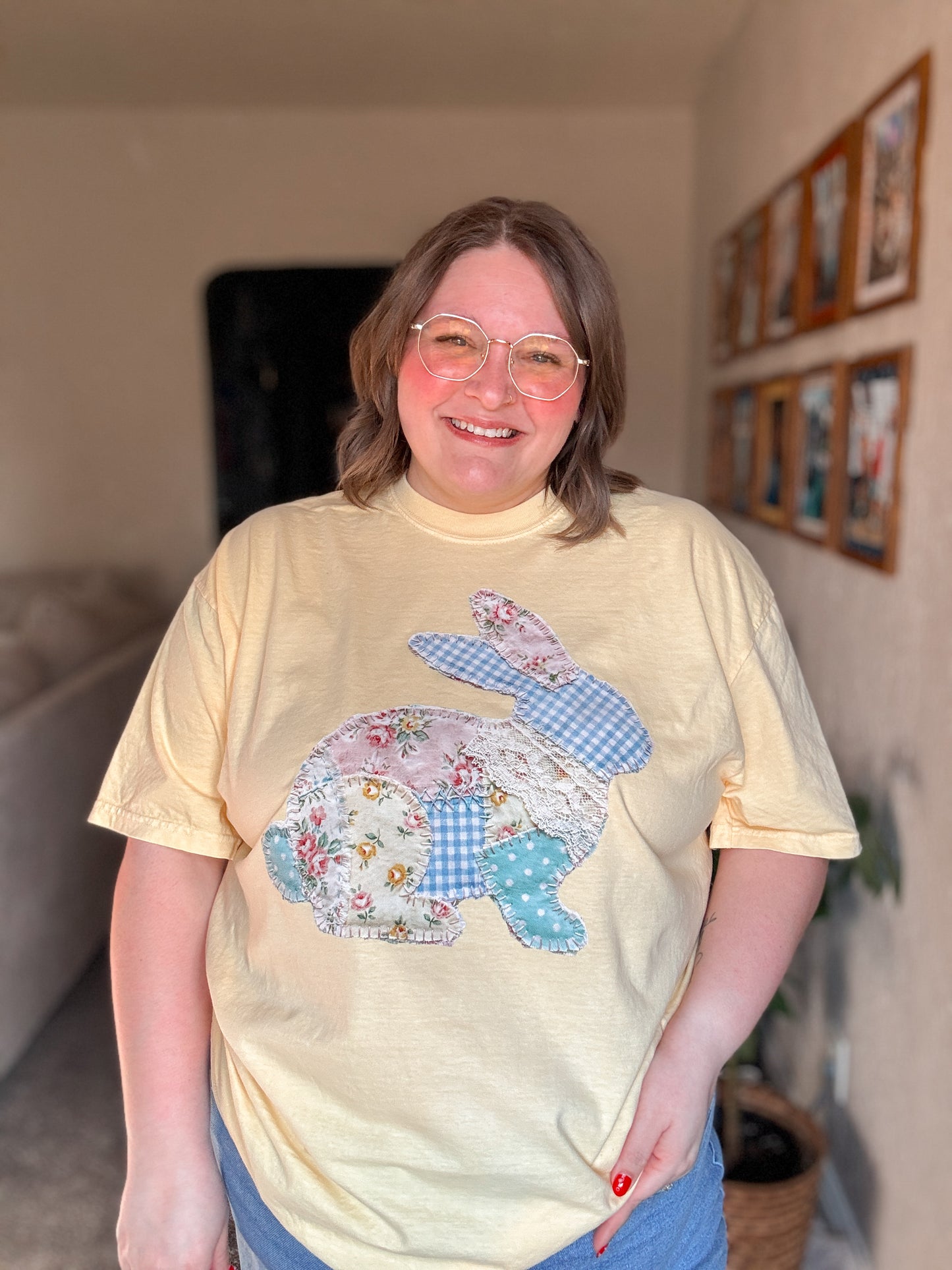 Patchwork Bunny T-Shirt