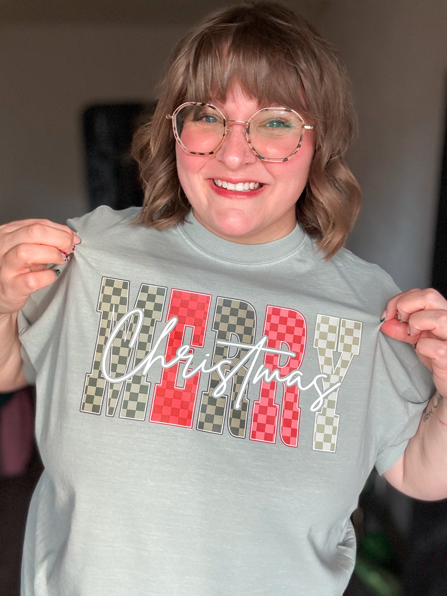 RTS Checkered Merry Christmas