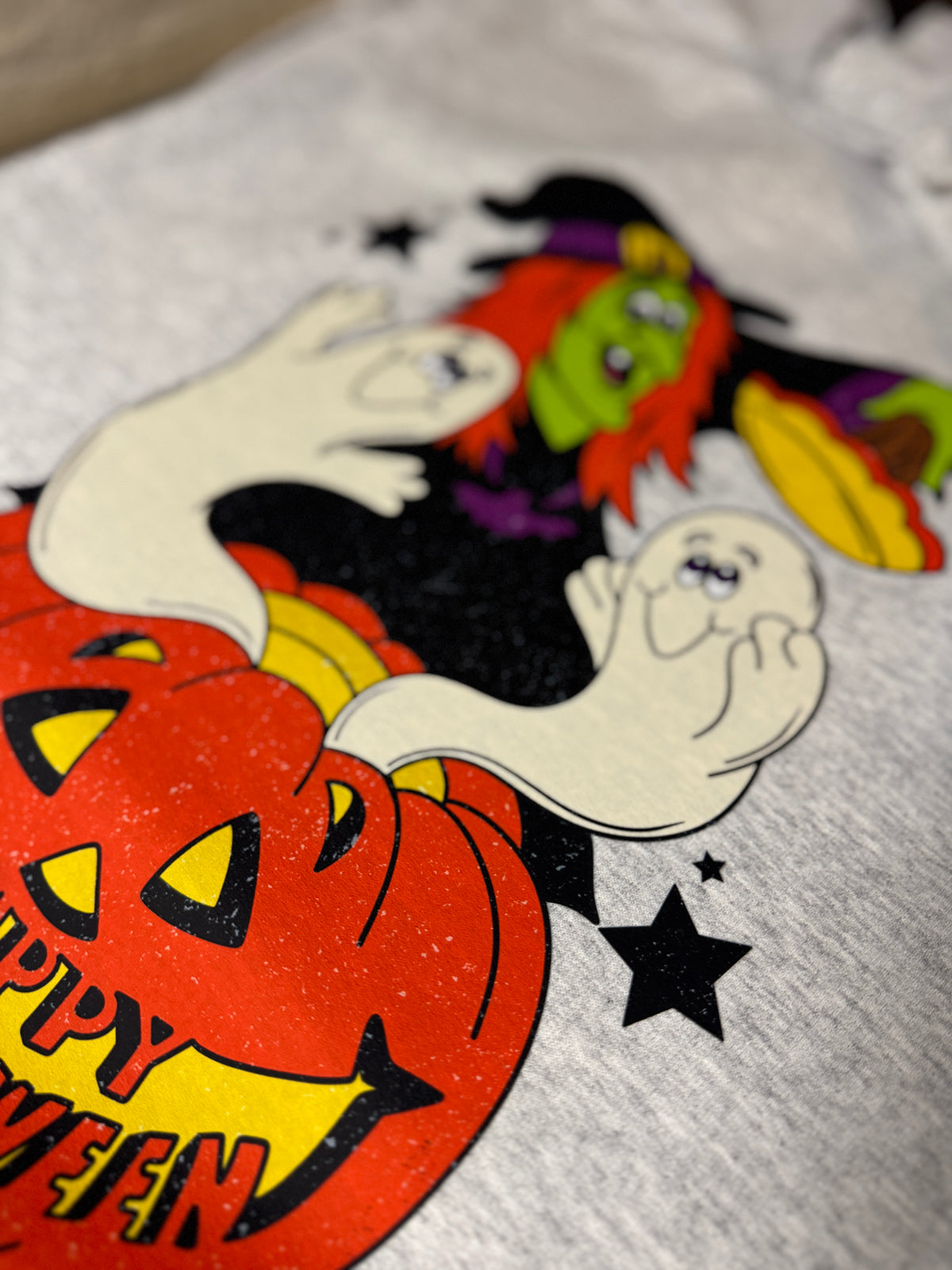 Vintage Witch Happy Halloween Pumpkin