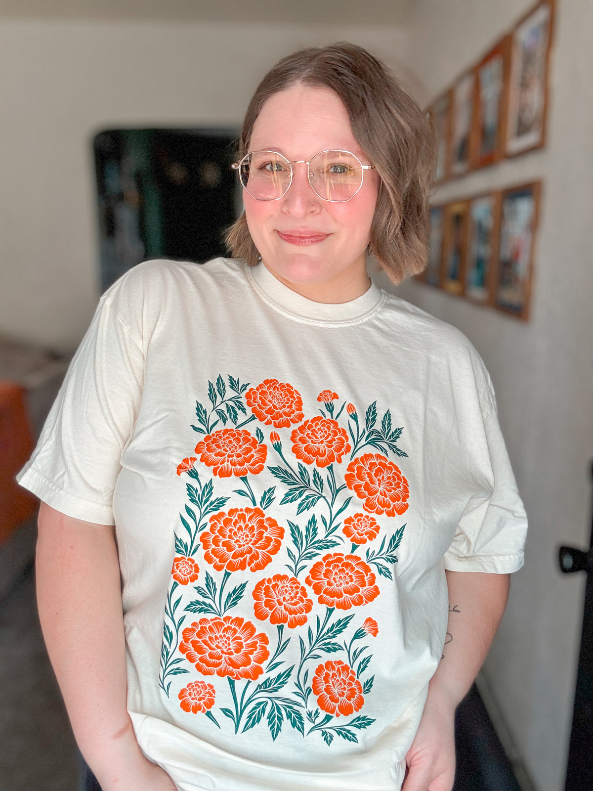 Marigold Flowers T-Shirt