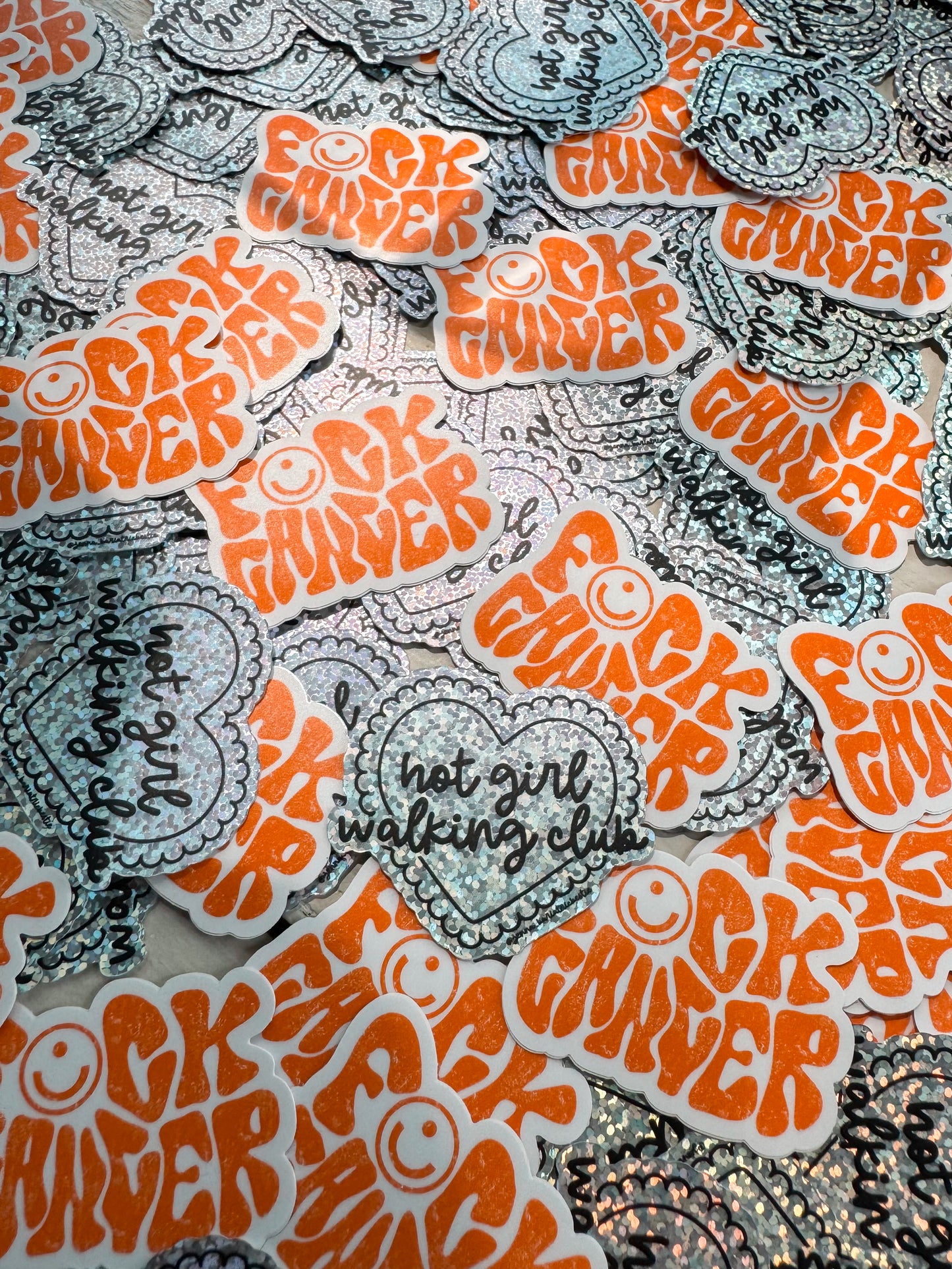 RTS Fck Cancer Sticker - Sherry Kay Fundraiser