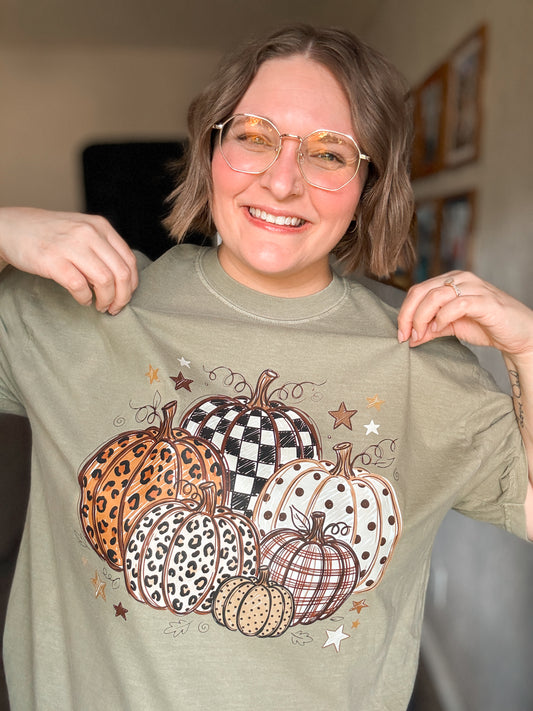 Patterned Pumpkins | Leopard Checkered Polka Dot Plaid