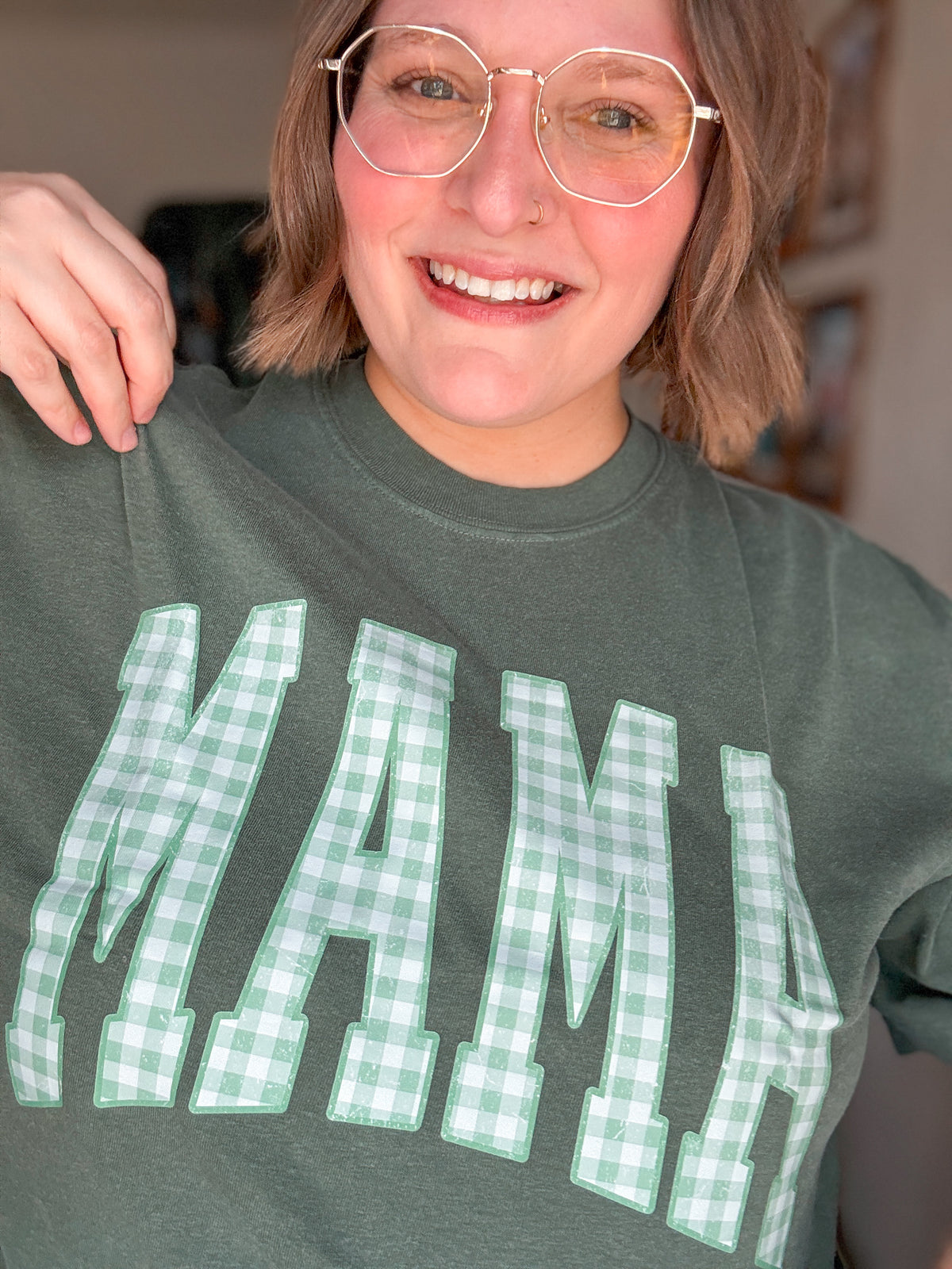 RTS Plaid Mama T-Shirt
