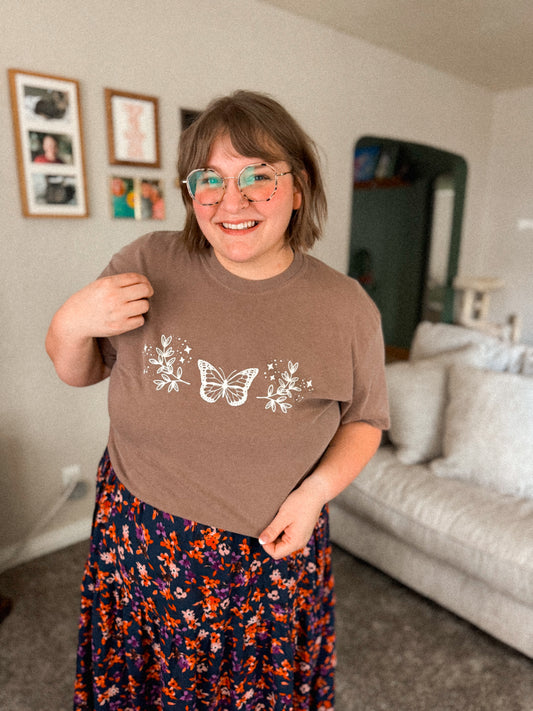 RTS Butterfly Sparkle Graphic Tee