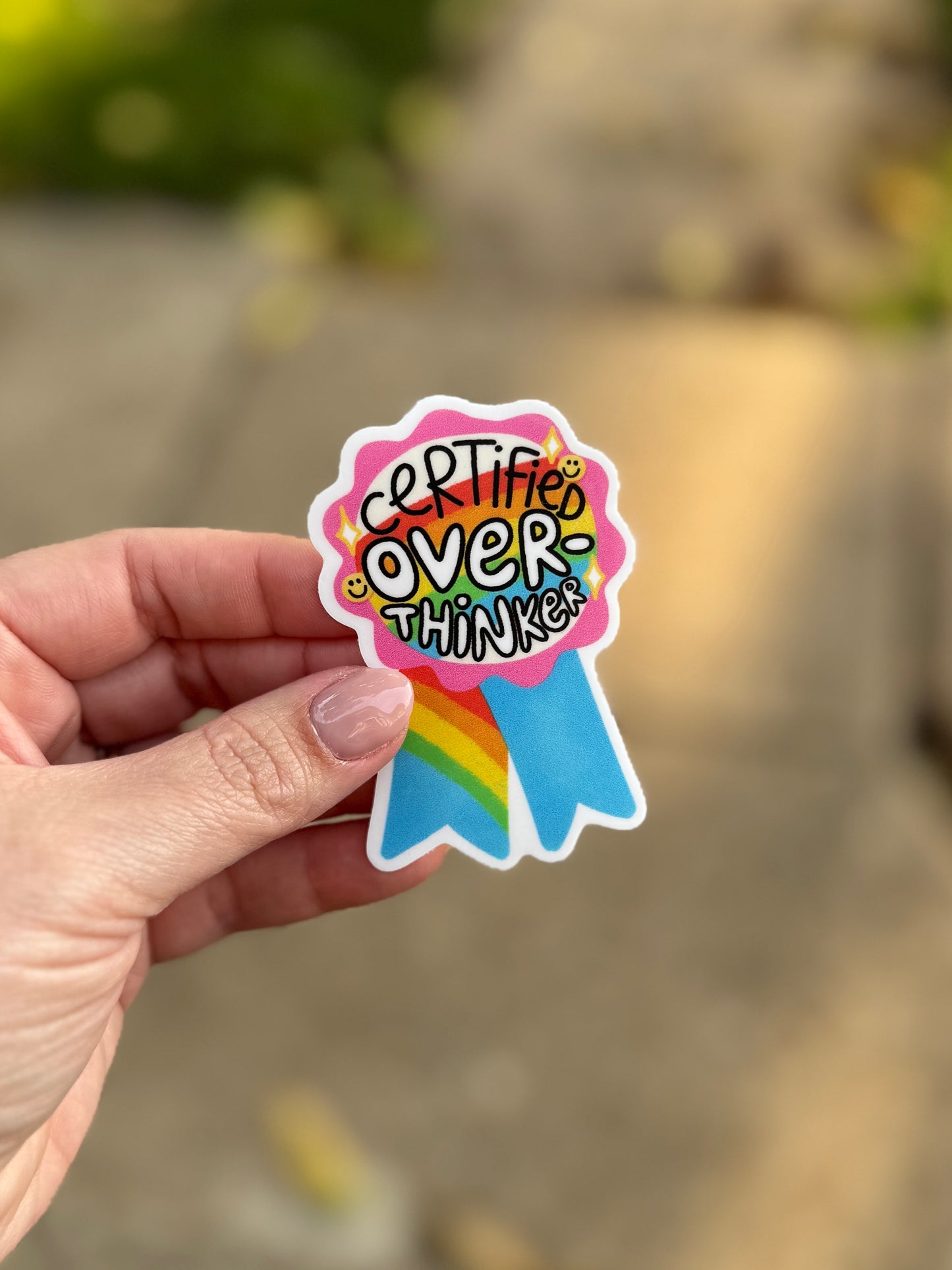 RTS Certified Overthinker Sticker