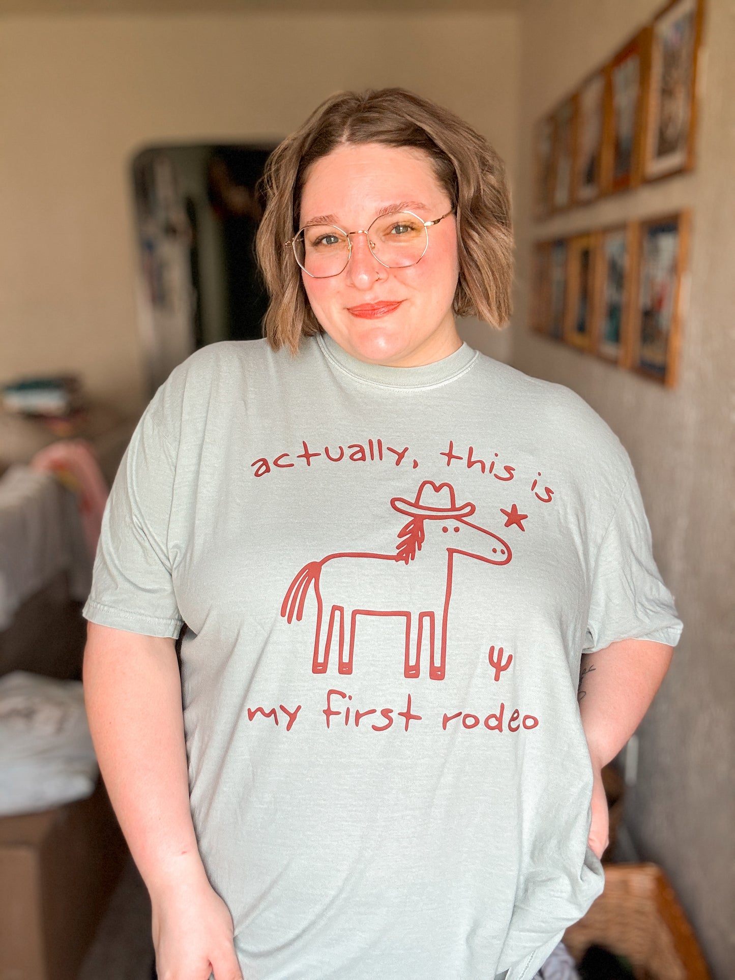RTS Actually This Is My First Rodeo T-Shirt