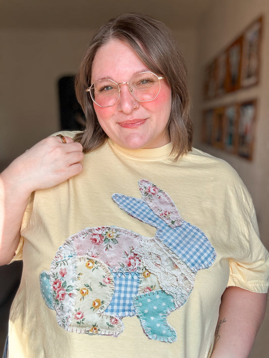 Patchwork Bunny T-Shirt