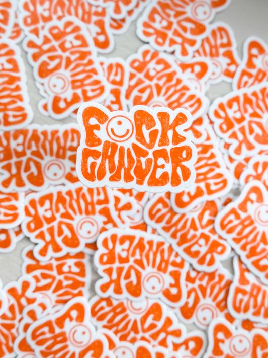 RTS Fck Cancer Sticker - Sherry Kay Fundraiser