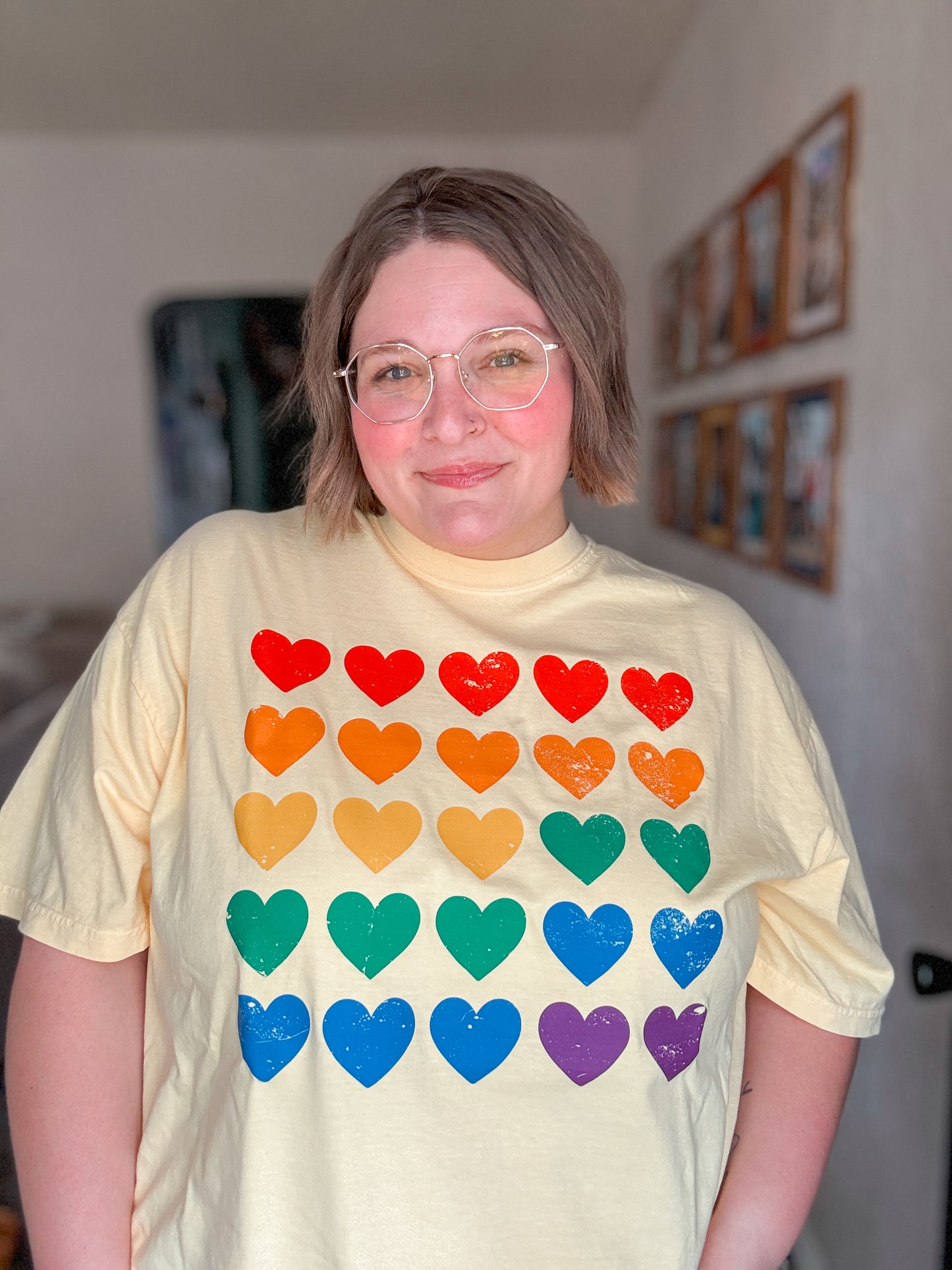Rainbow Hearts T-Shirt