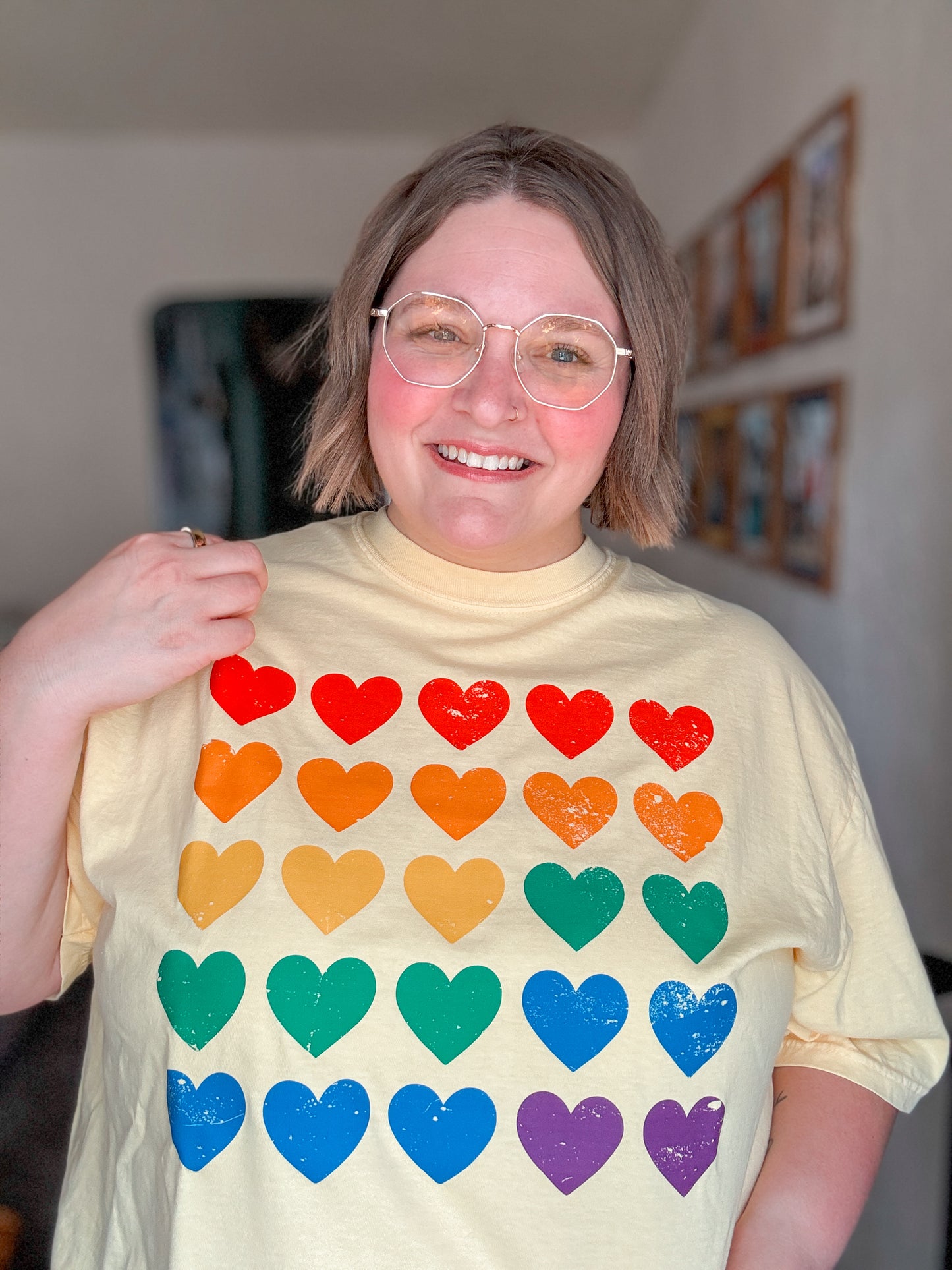 Rainbow Hearts T-Shirt