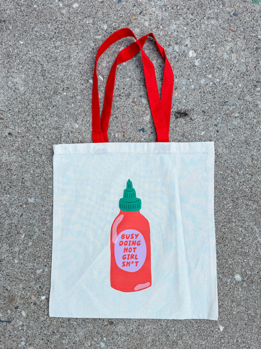 RTS Busy Doing Hot Girl Shit Tote Bag