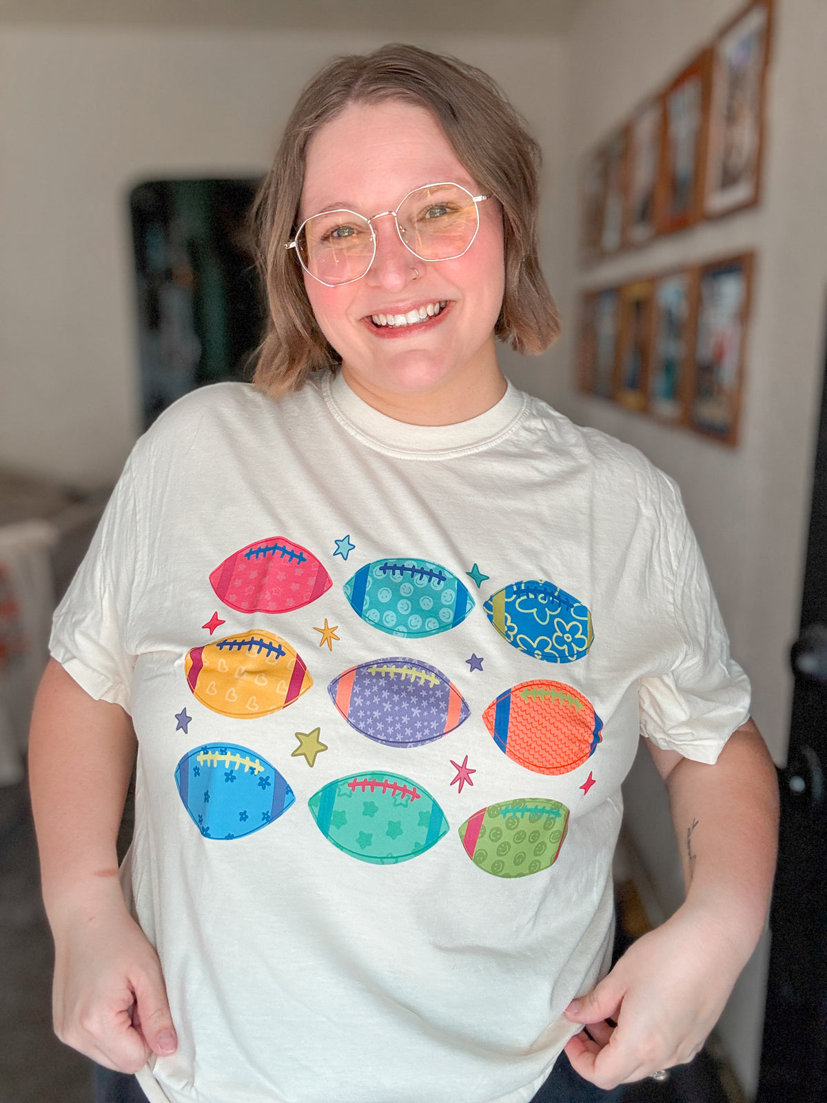 RTS Colorful Footballs T-Shirt