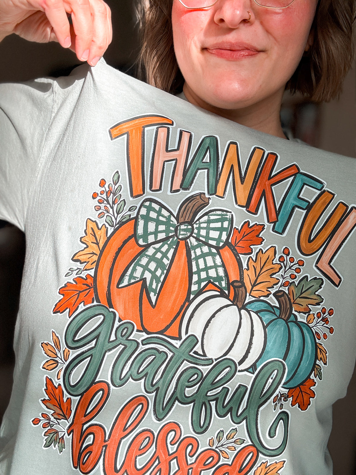 Thankful Grateful Blessed | Thanksgiving