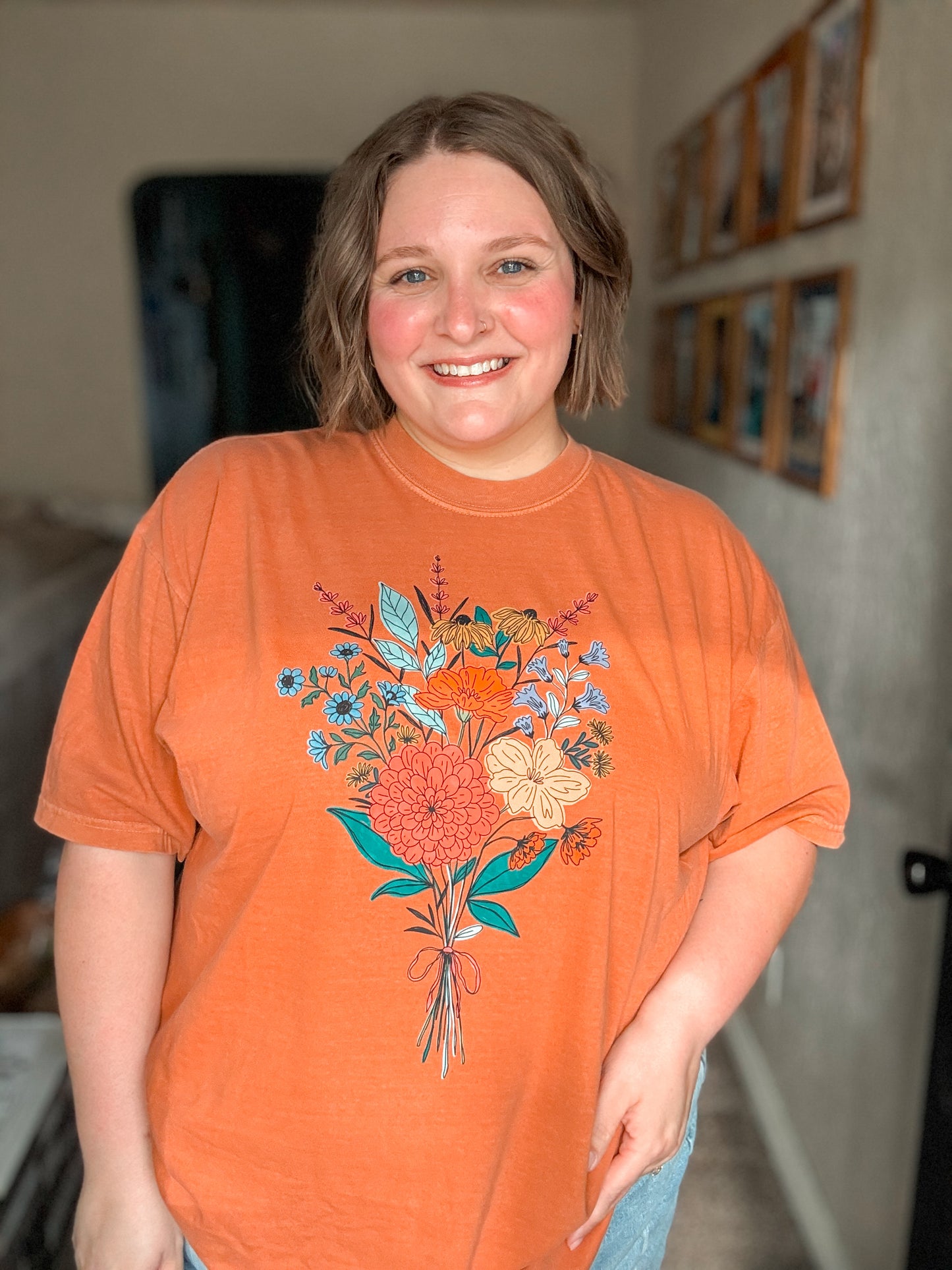 Colorful Flower Bouquet T-Shirt