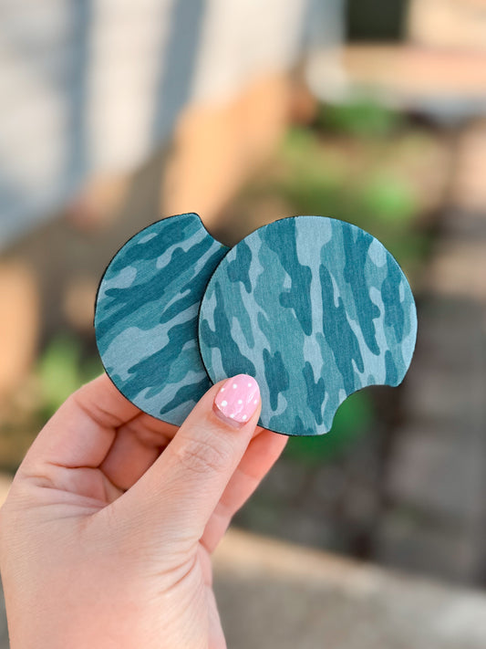 Camo Car Coasters