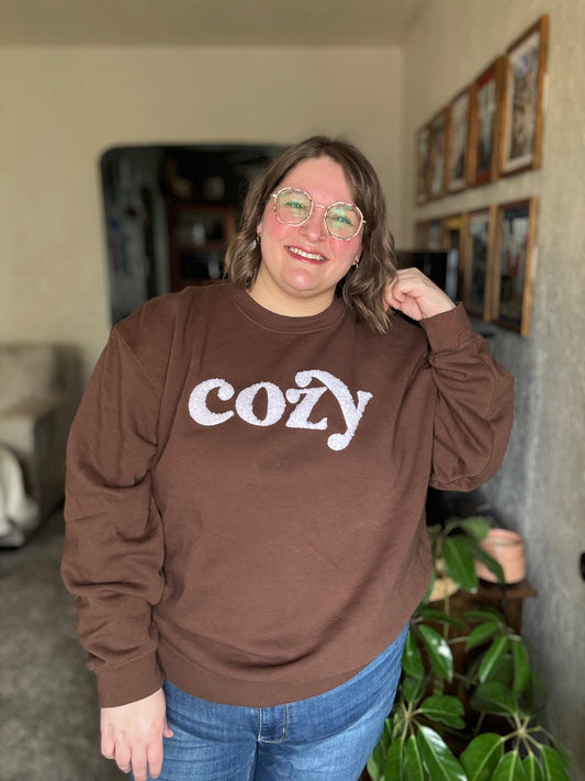 RTS Cozy Fuzzy Patch Sweatshirt