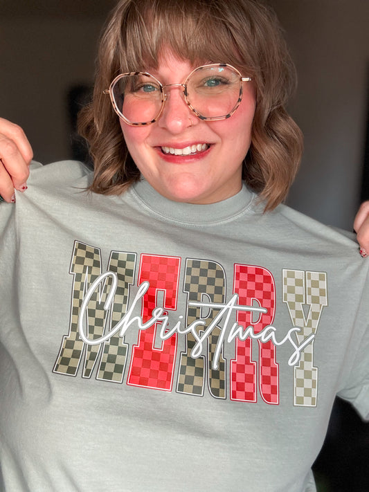 RTS Checkered Merry Christmas