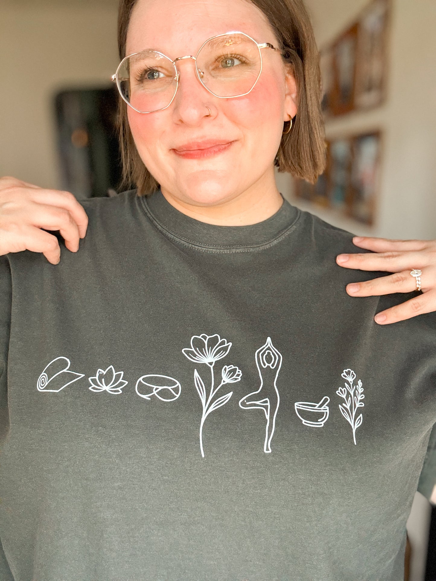 Yoga Icons Floral