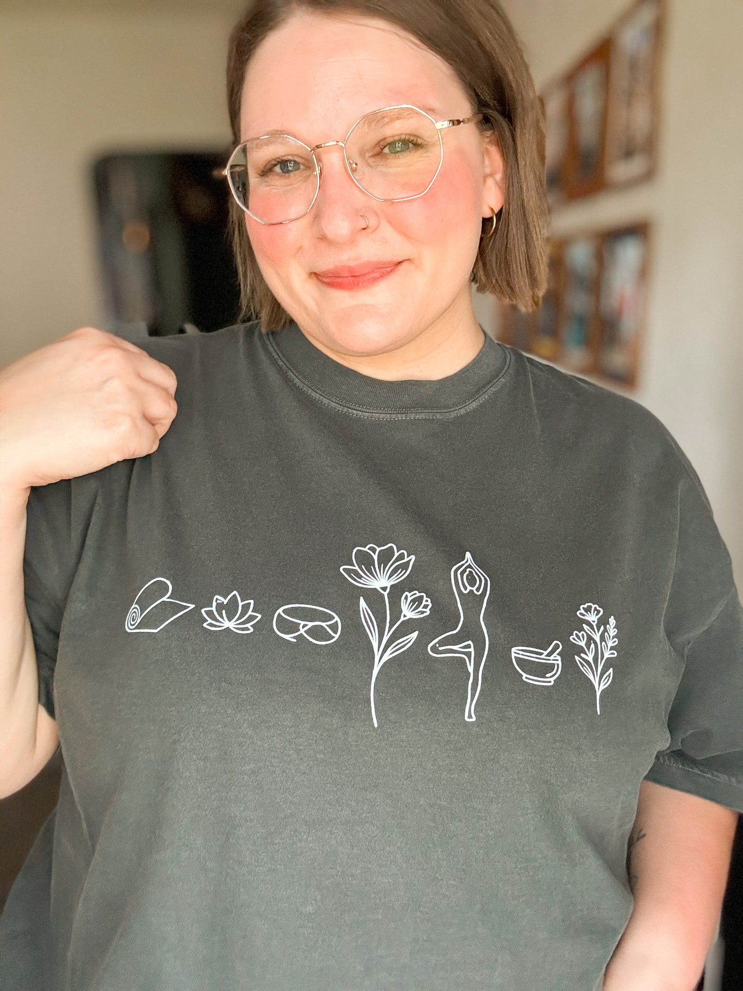 Yoga Icons Floral