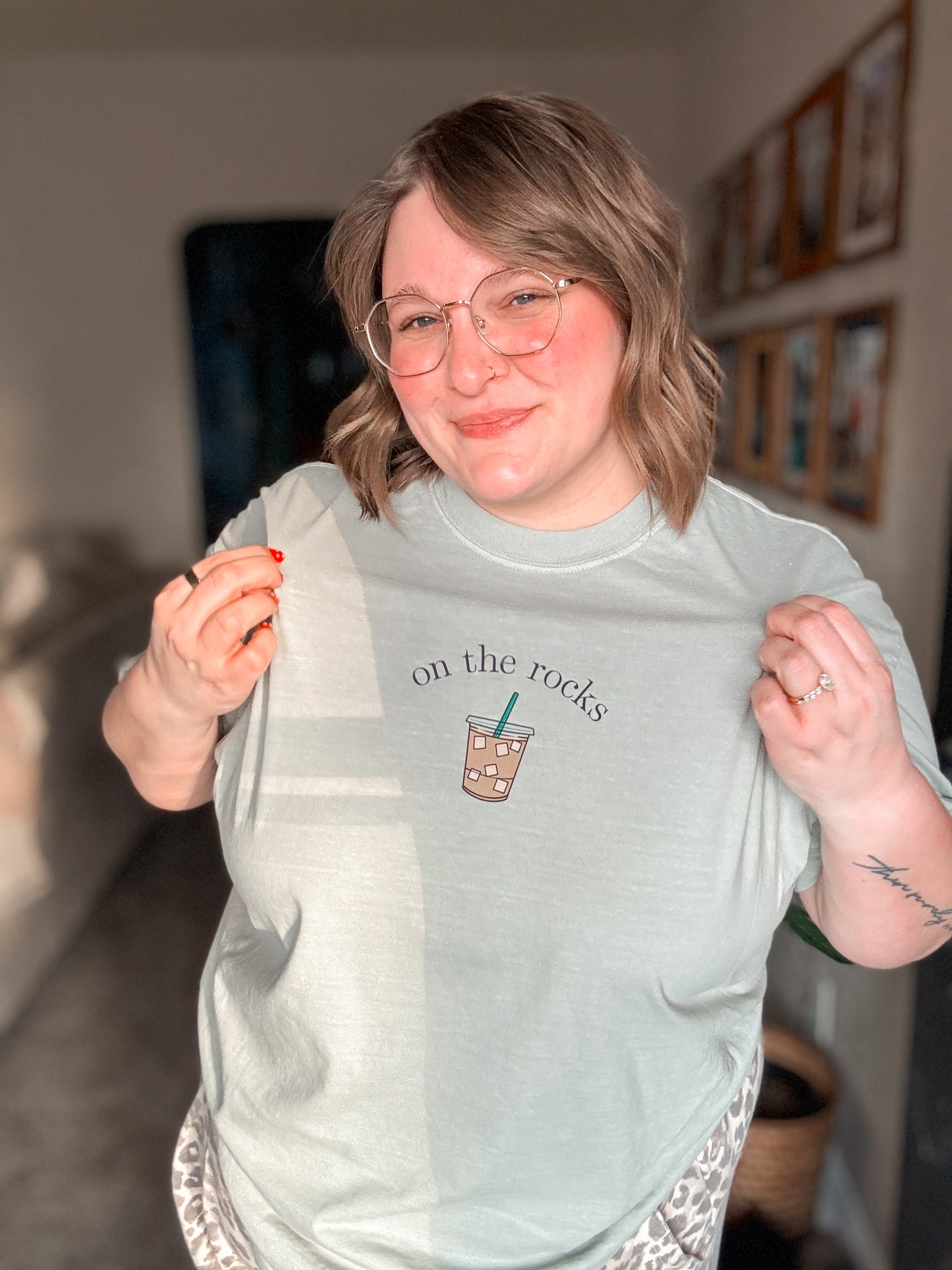 On The Rocks Iced Coffee T-Shirt