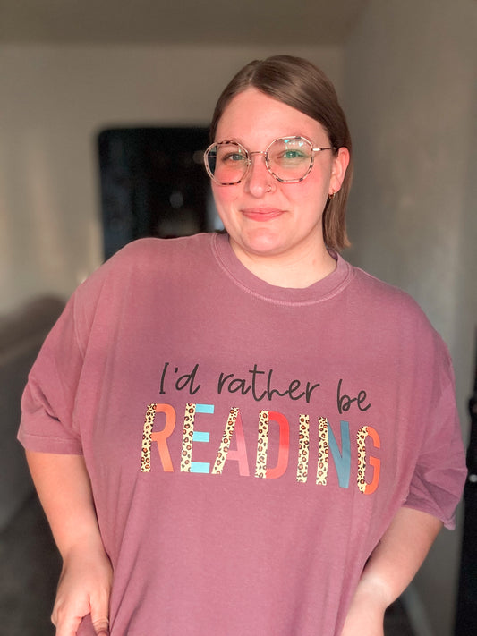 RTS I’d Rather Be Reading Graphic Tee