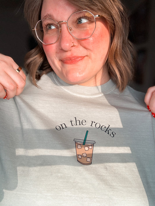 On The Rocks Iced Coffee T-Shirt