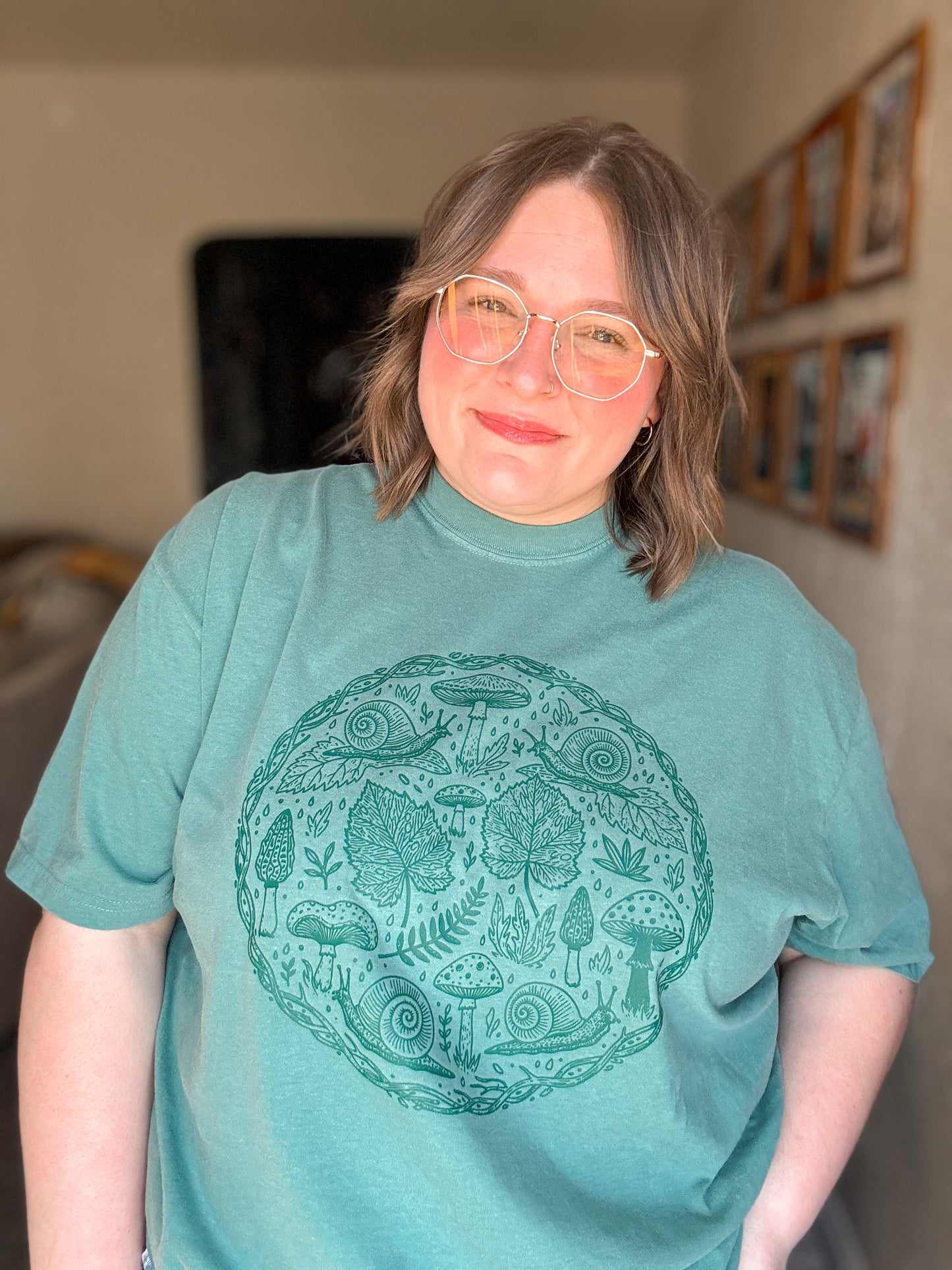 Snails and Mushrooms T-Shirt