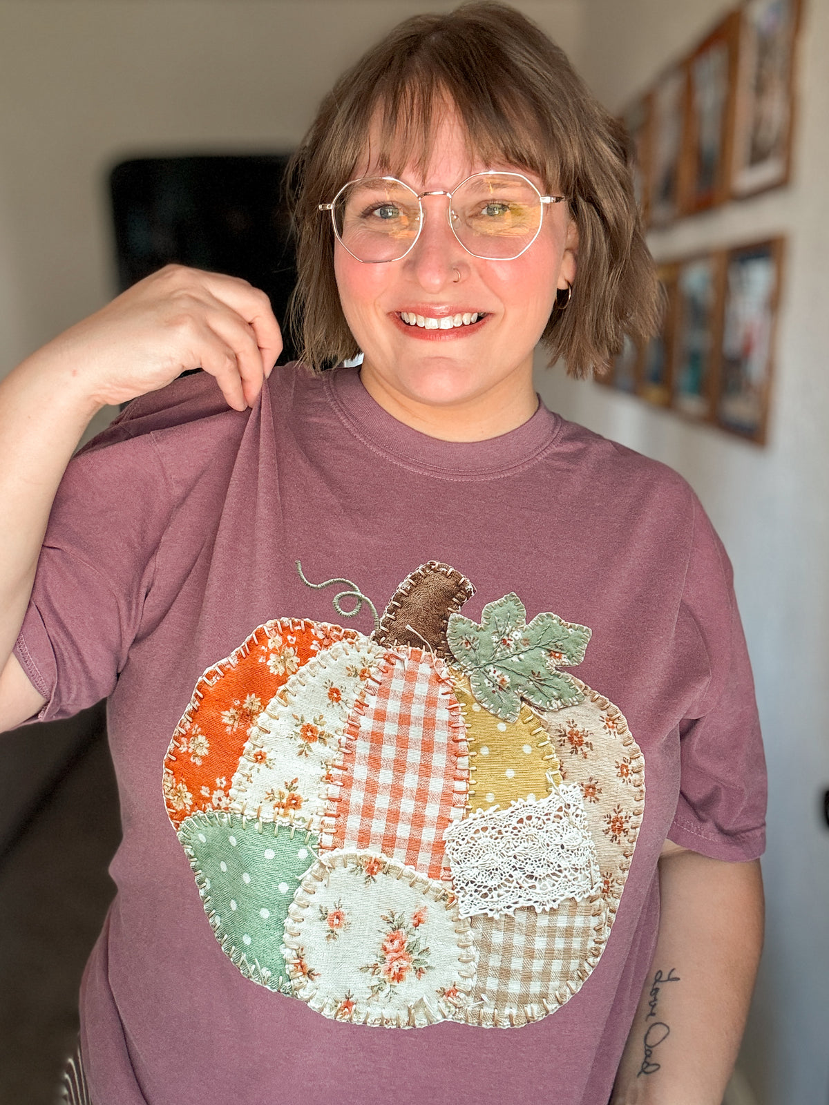 RTS Faux Quilted Pumpkin
