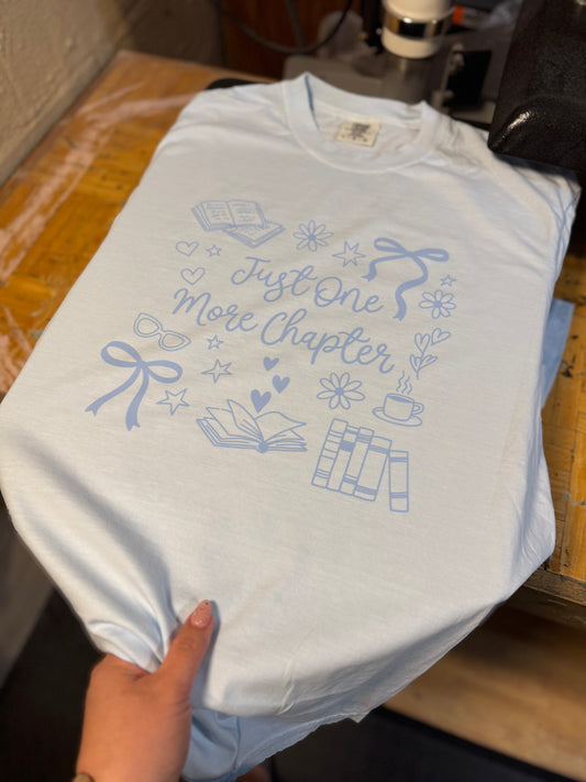 RTS Just One More Chapter Doodles Graphic Tee