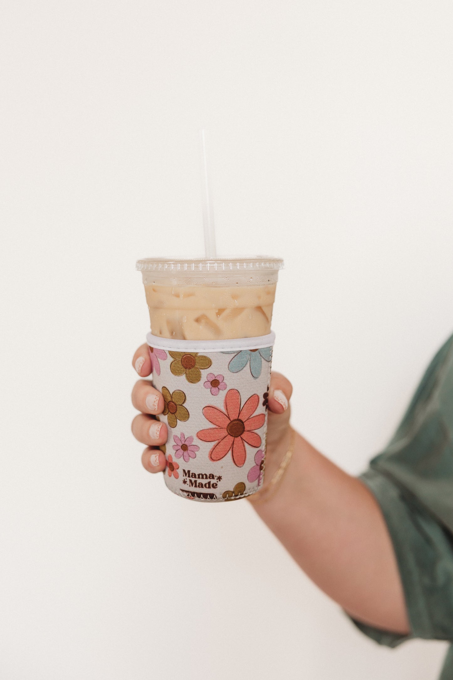 Muted Floral Drink Sleeve