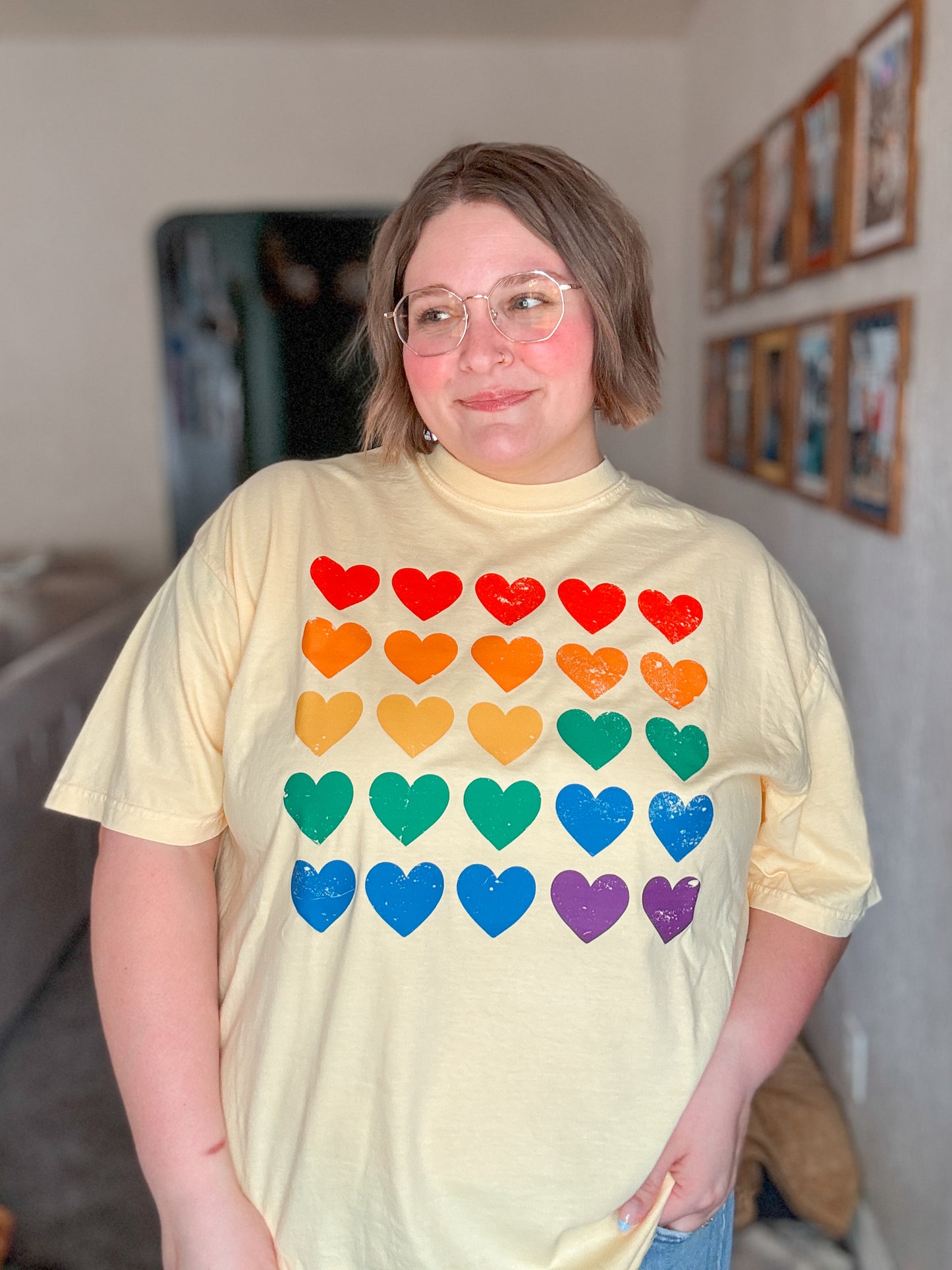 Rainbow Hearts T-Shirt