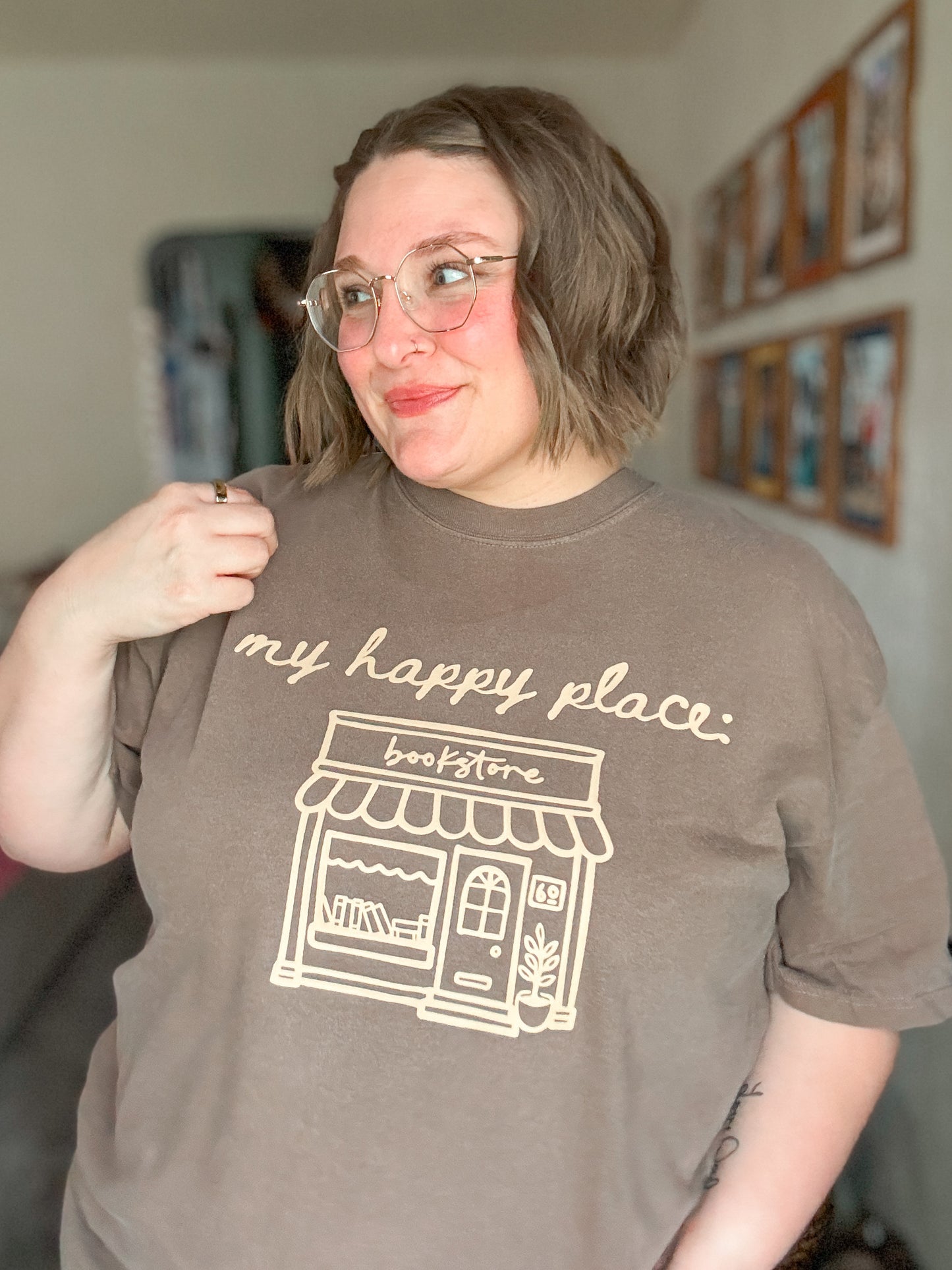 My Happy Place Bookstore T-Shirt