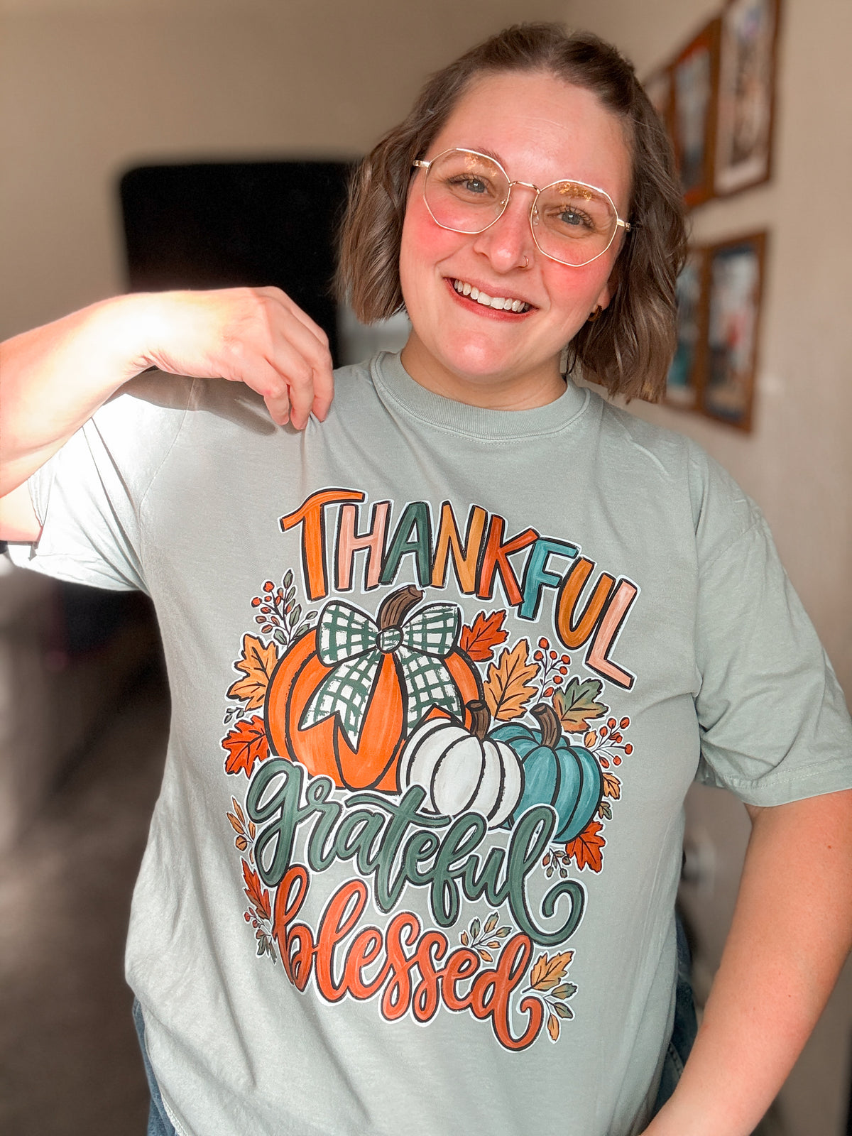 Thankful Grateful Blessed | Thanksgiving