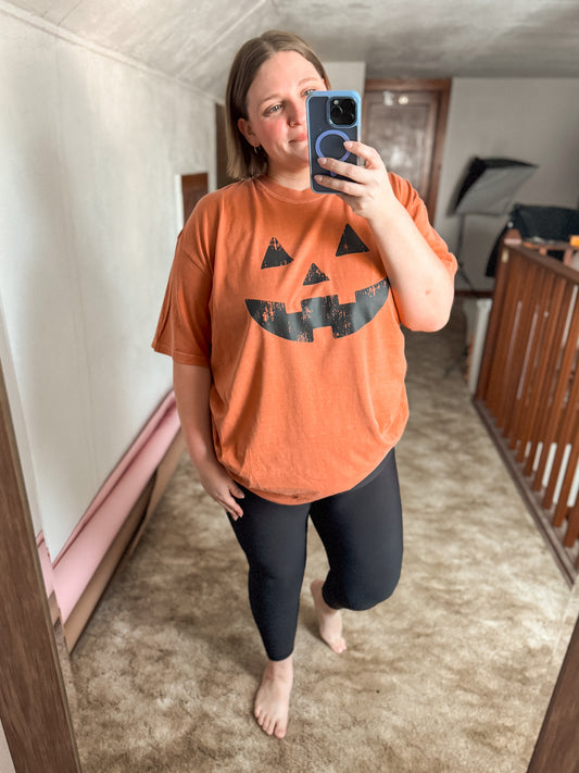 Distressed Jack ‘o Lantern | Pumpkin