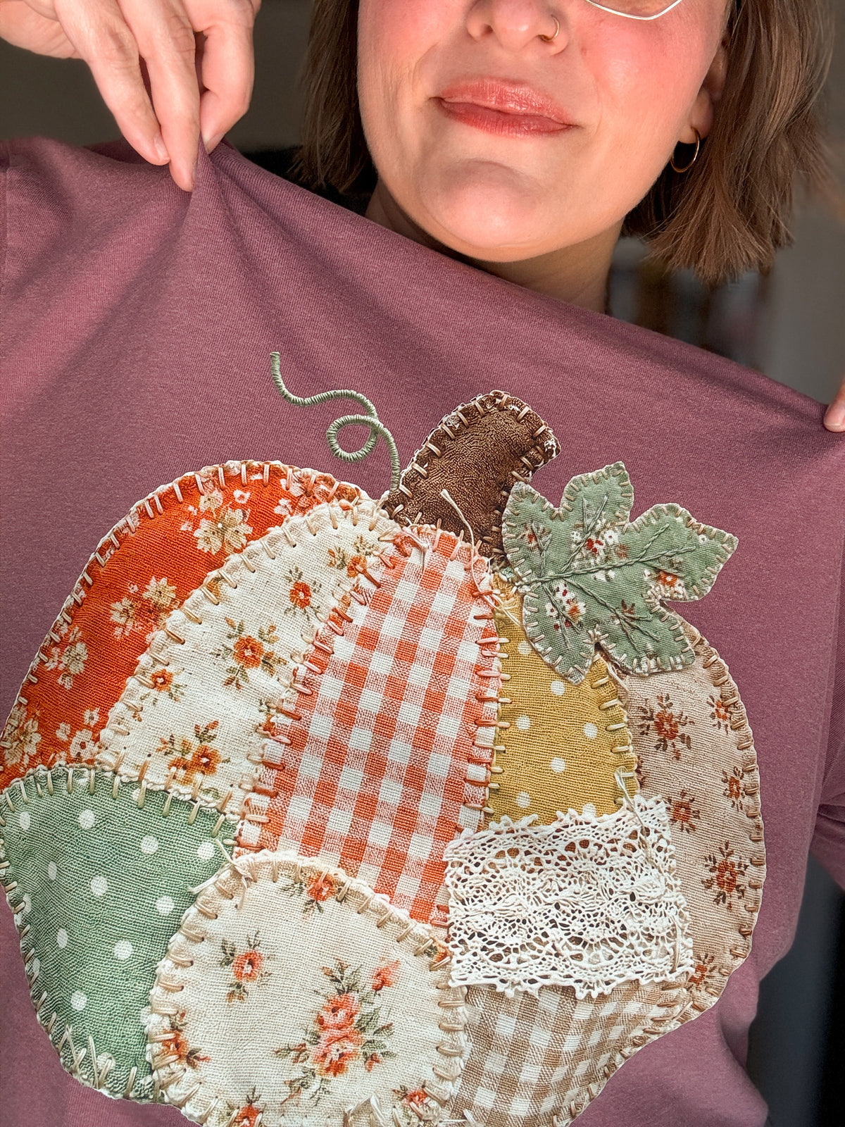 RTS Faux Quilted Pumpkin