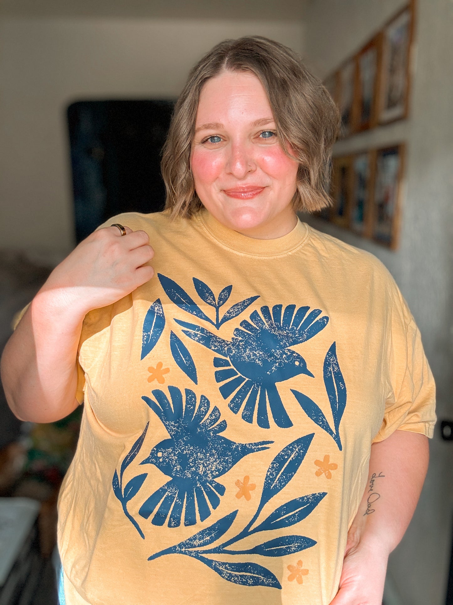 Traditional Blue Bird T-Shirt