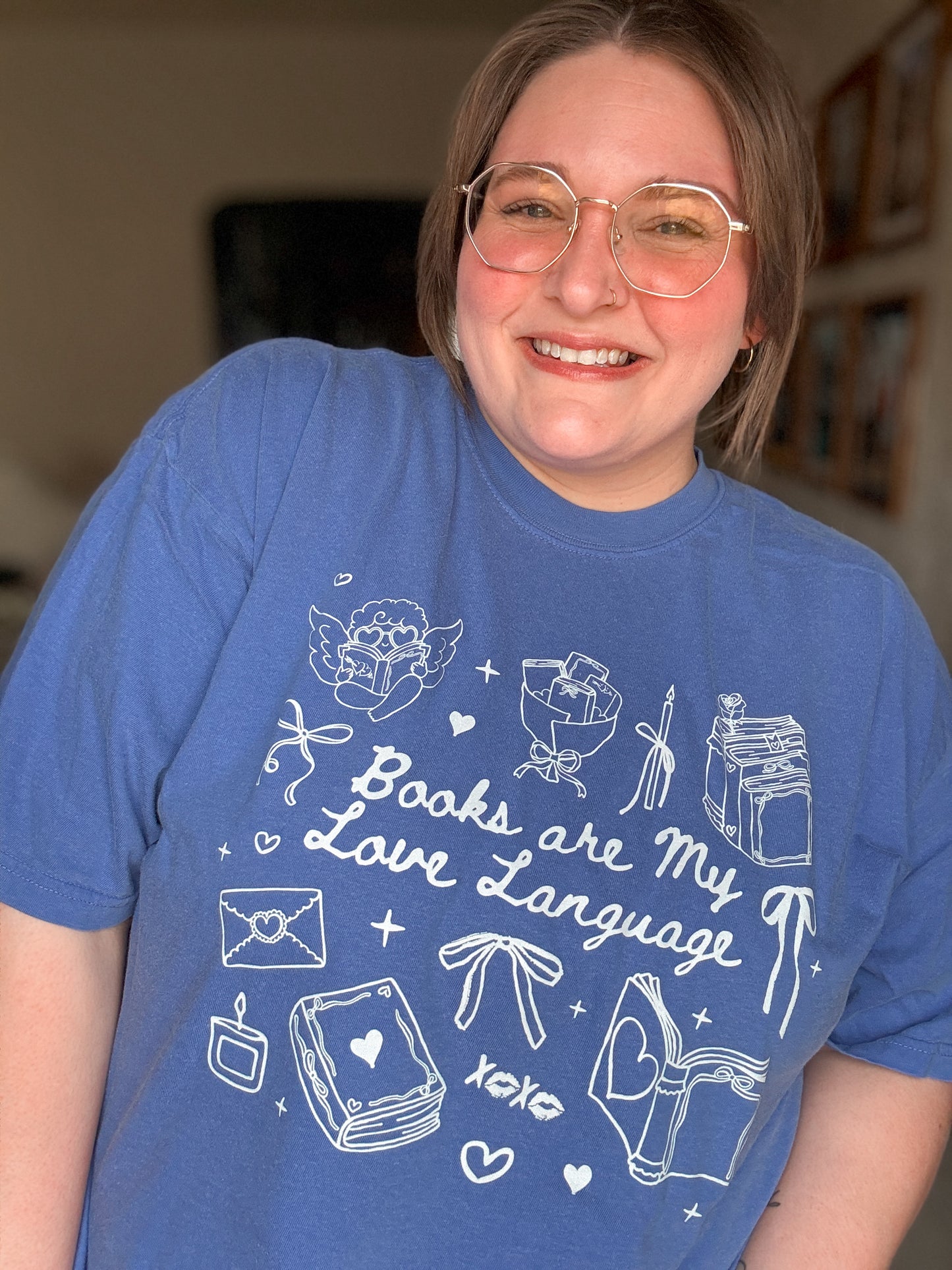 Books Are My Love Language T-Shirt