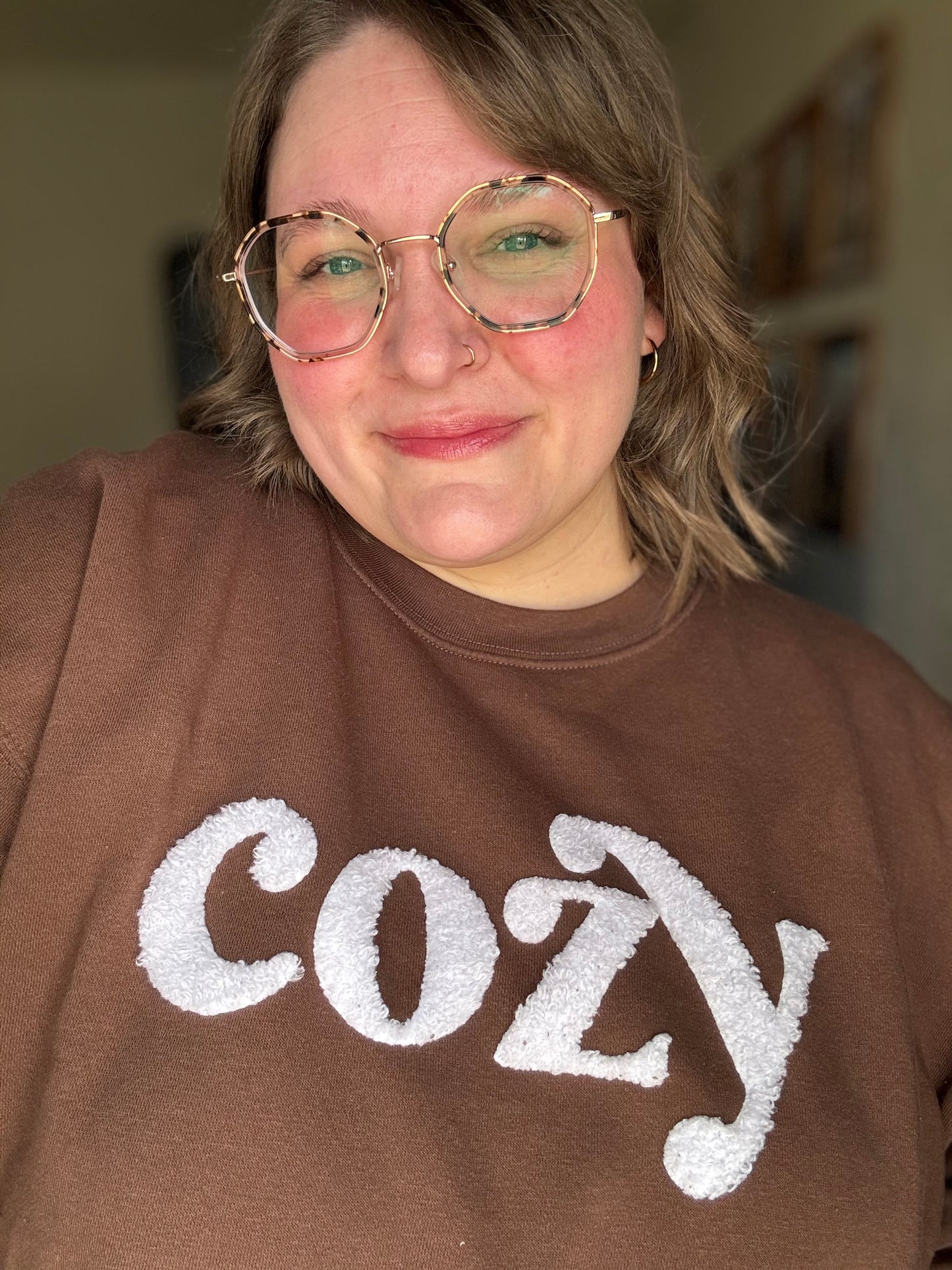 RTS Cozy Fuzzy Patch Sweatshirt