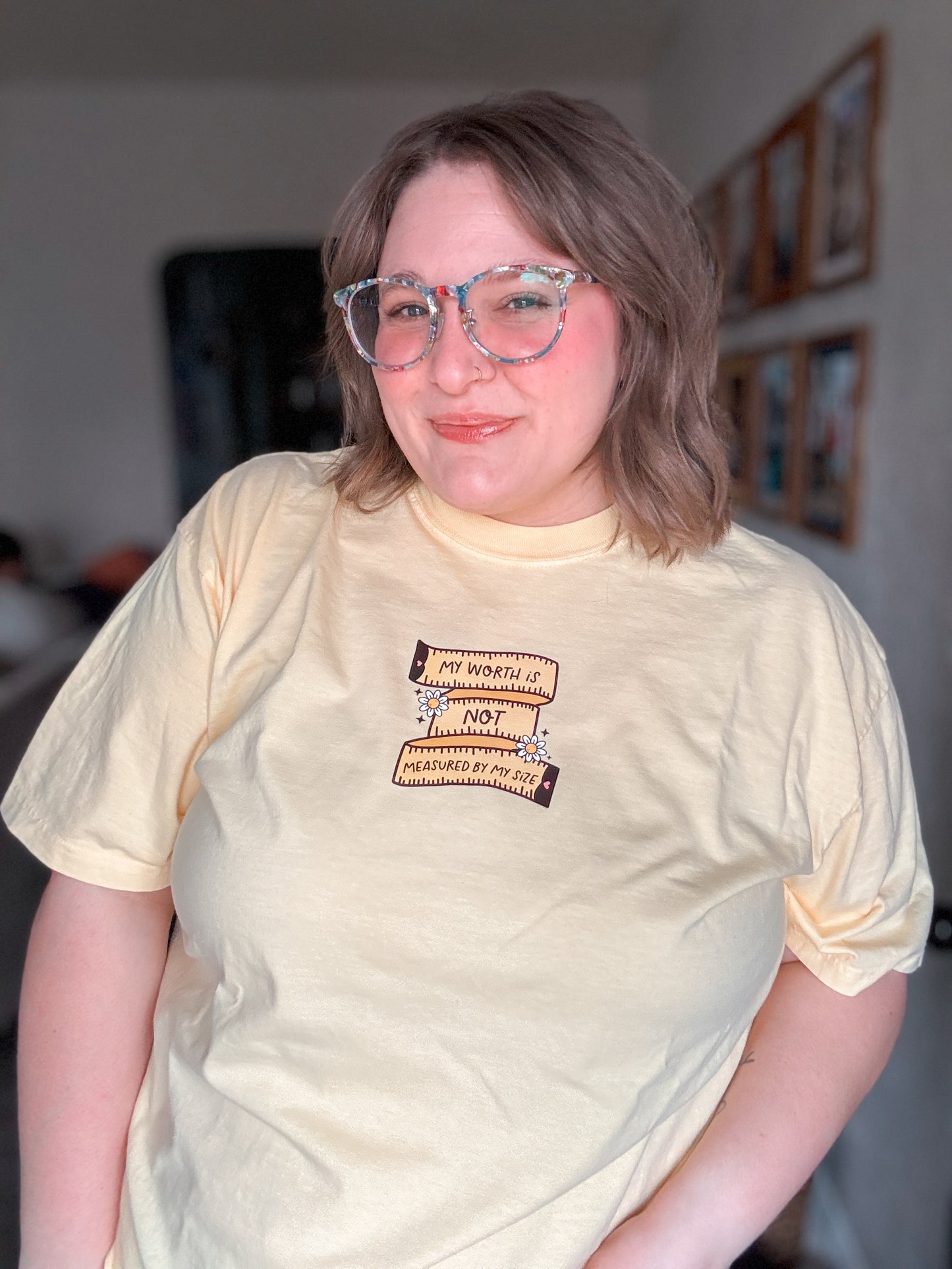 RTS My Worth Is Not Measured By My Size T-Shirt