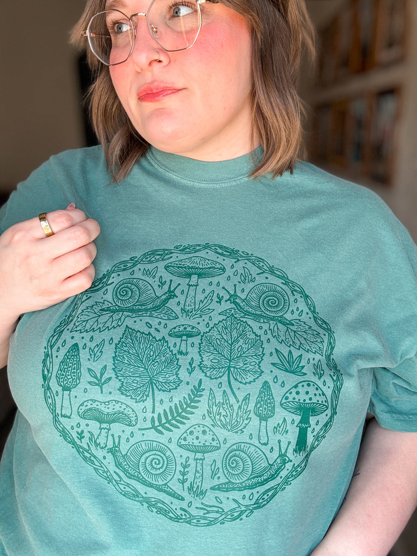 Snails and Mushrooms T-Shirt