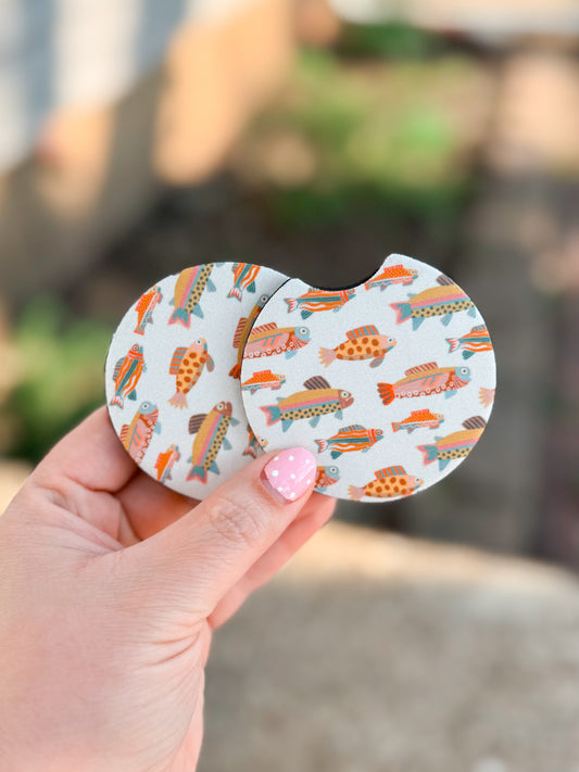 Fishy Car Coasters