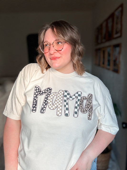 Neutral Patterns Mama T-Shirt